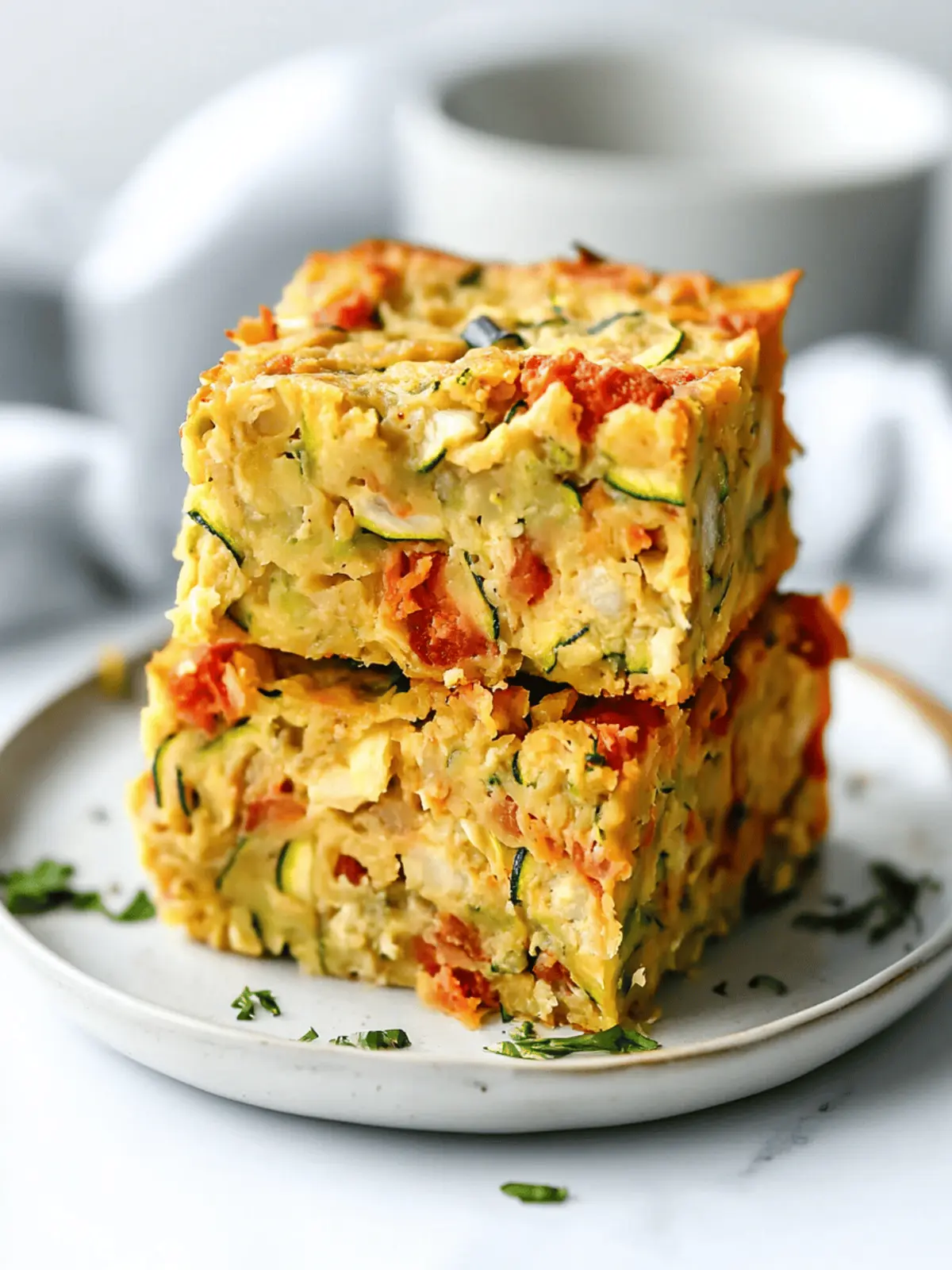 Savory Vegan Zucchini Slice: A Delightful Easy Bake 4 Vegan Zucchini Slice