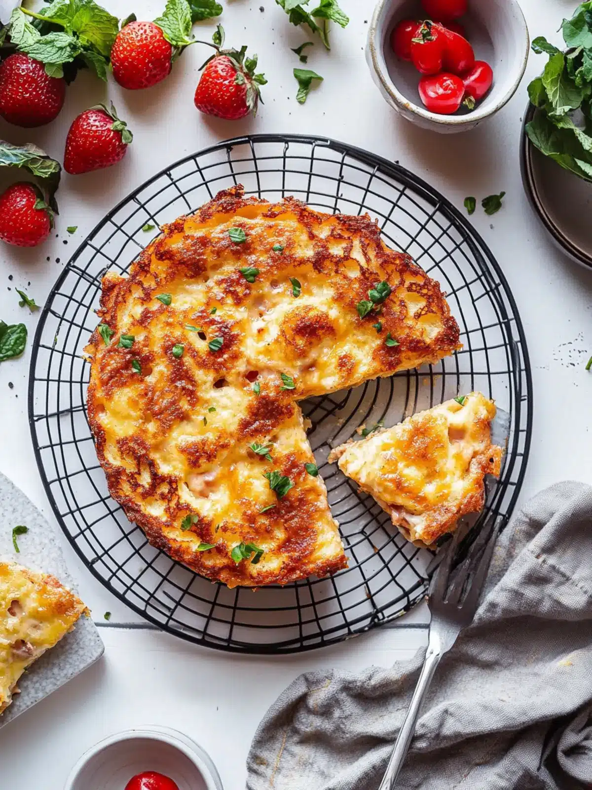 Savoury Baked French Toast with Bacon and Cheese Bliss 2 Savoury Baked French Toast