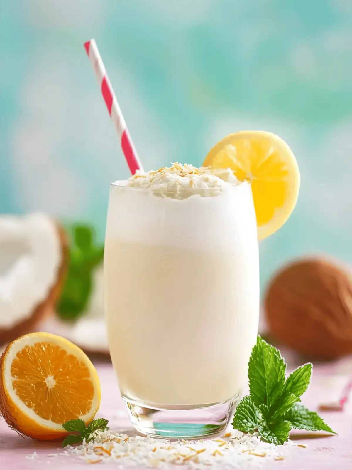 Chill Out with This Refreshing Coconut Cream Mocktail 2 Coconut Cream Mocktail