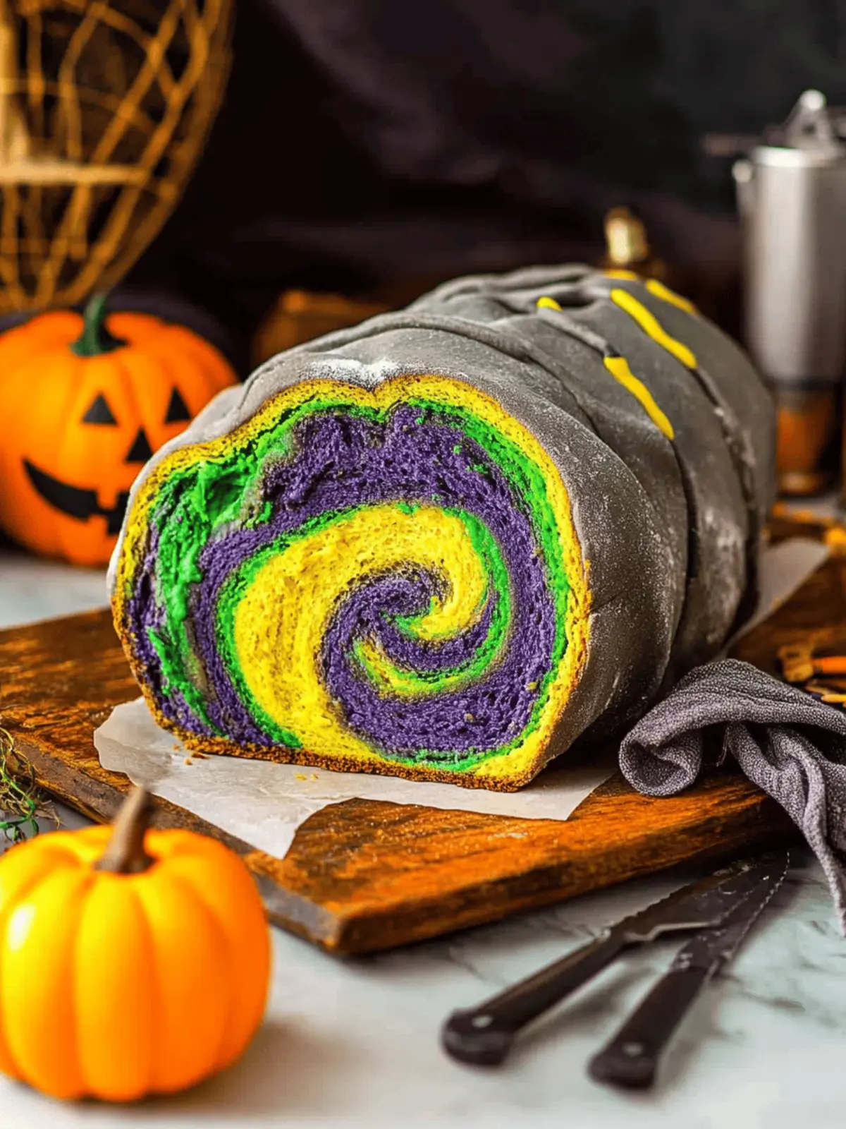 Colorful Halloween Bread: Fun for the Whole Family! 4 Halloween Bread