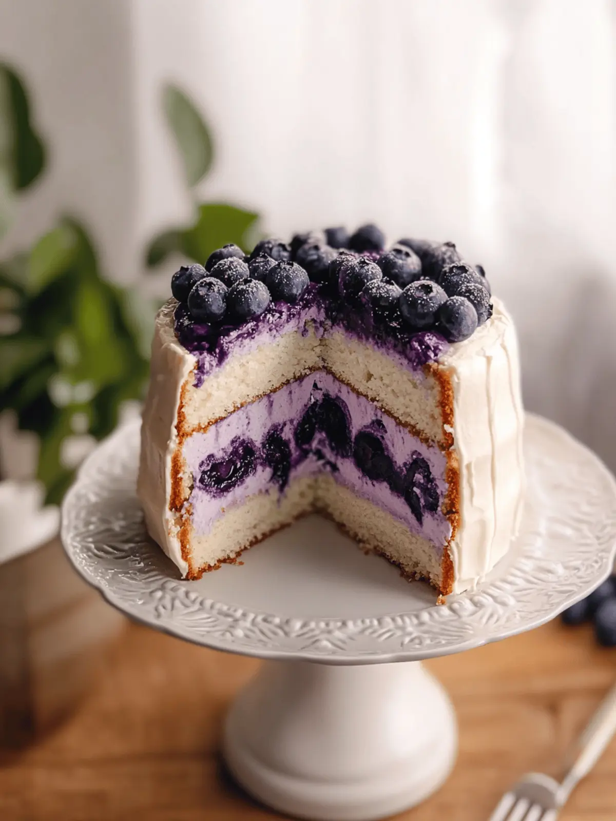 Deliciously Light Blueberry Chiffon Cake for Every Occasion 4 Blueberry Chiffon Cake