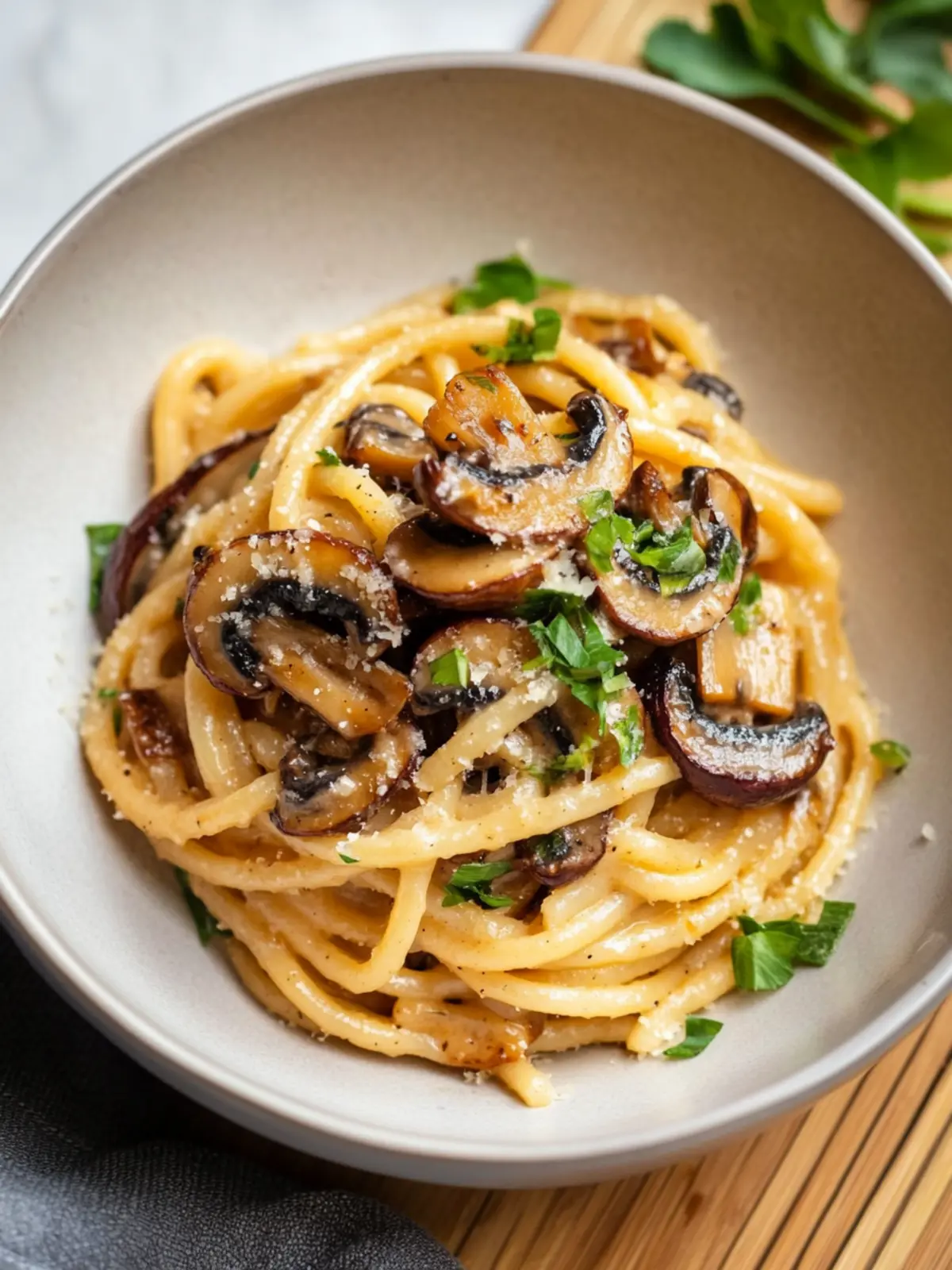 30-Minute Miso Mushroom Bucatini for Cozy Nights In 4 30-Minute Miso Mushroom Bucatini