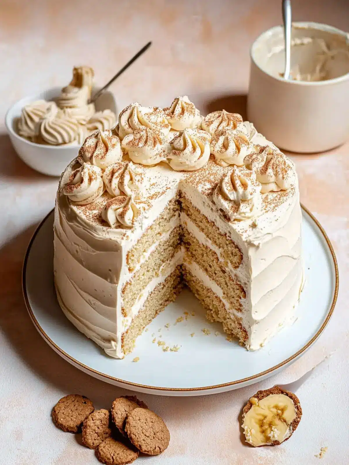 Delicious Banana Cookie Butter Cake That You'll Love to Bake 2 Banana Cookie Butter Cake