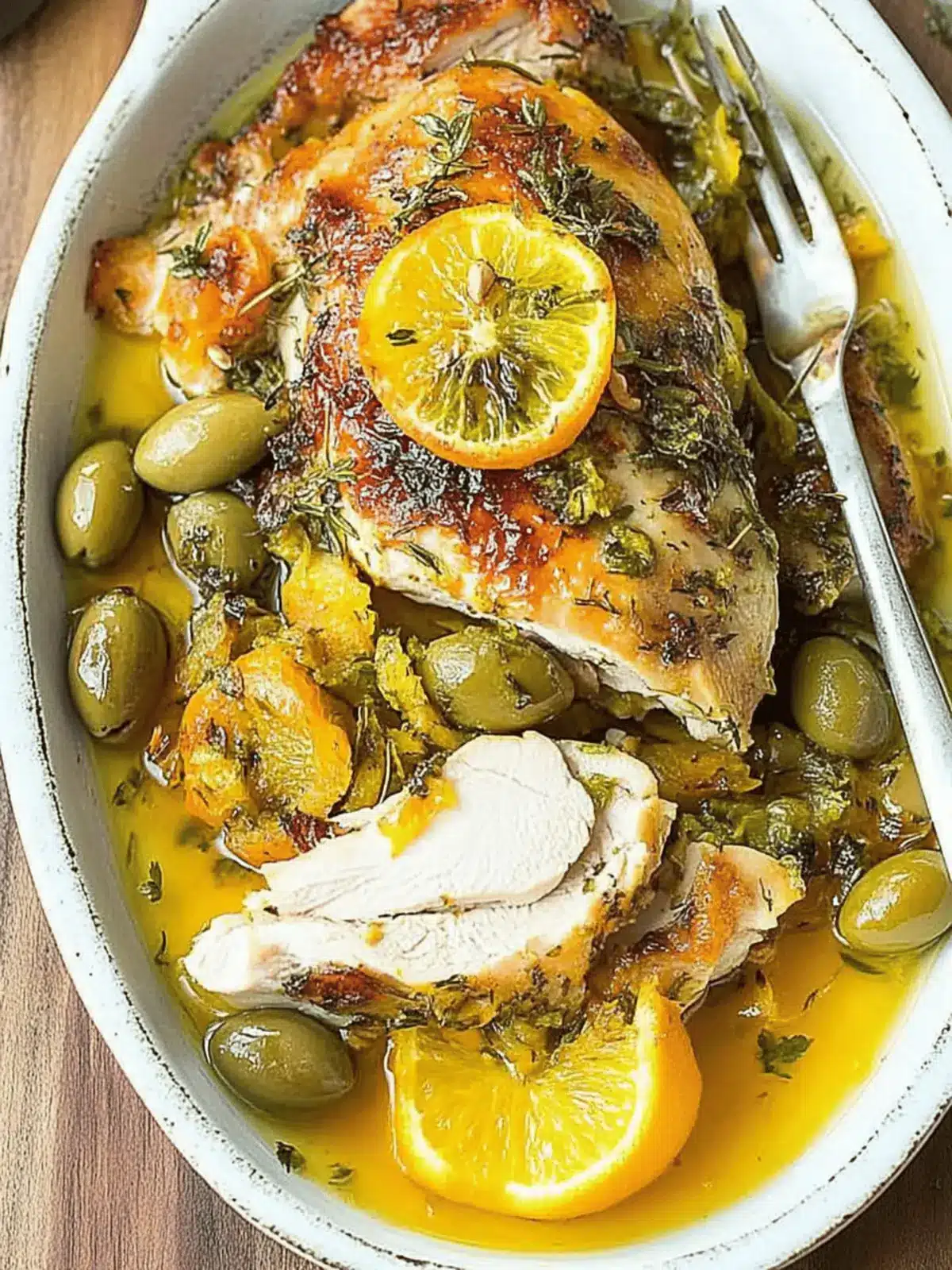 Herb Roasted Chicken with Warm Olives and Citrus Magic 3 Herb Roasted Chicken with Warm Olives and Citrus Magic