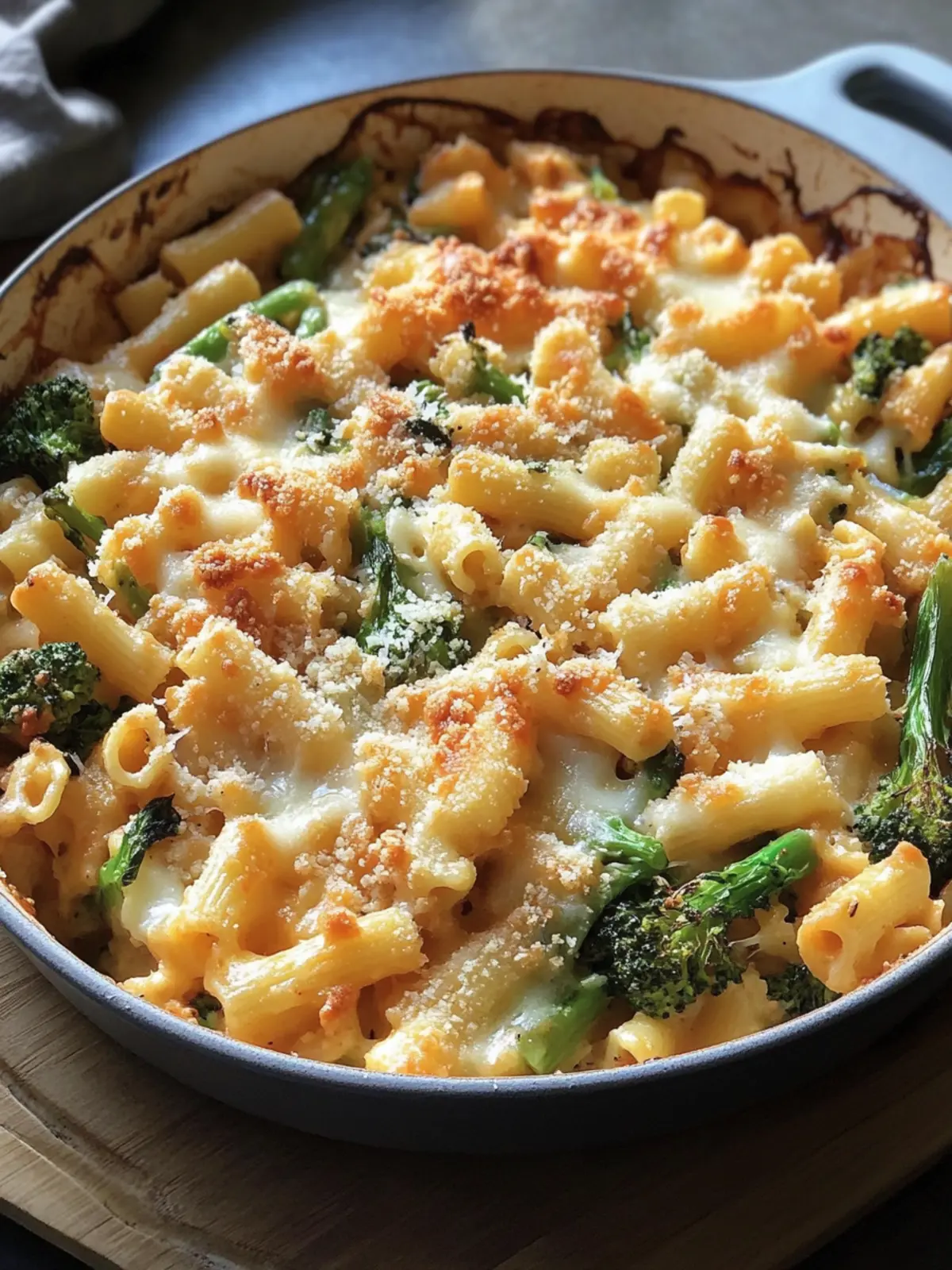 Delicious Pasta Bake with Broccolini and White Beans Joy 2 Pasta Bake with Broccolini and White Beans