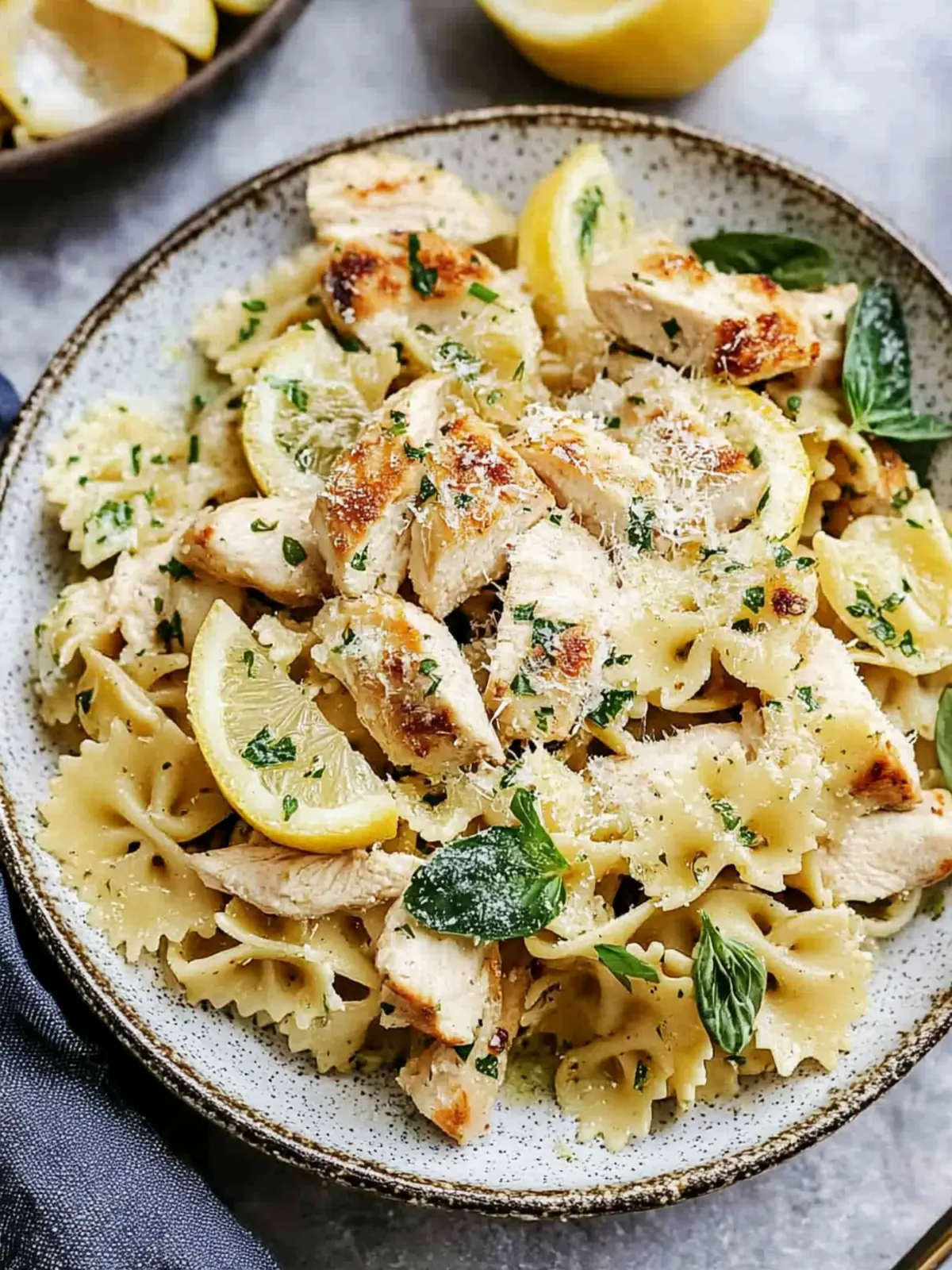 Lemon Chicken Pasta with Zucchini for a Fresh Flavor Boost 3 Lemon Chicken Pasta