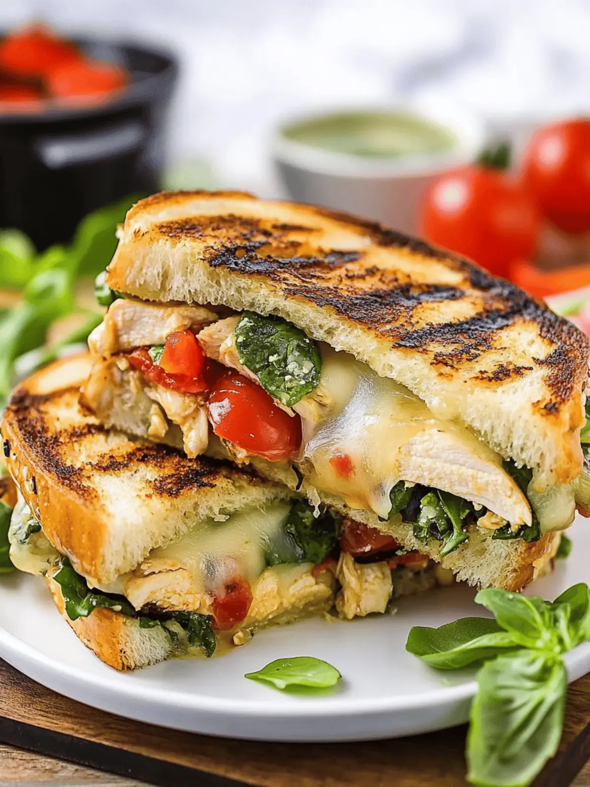 Ultimate Italian Chicken Panini Quick, Tasty, Customizable! 2 Italian Chicken Panini