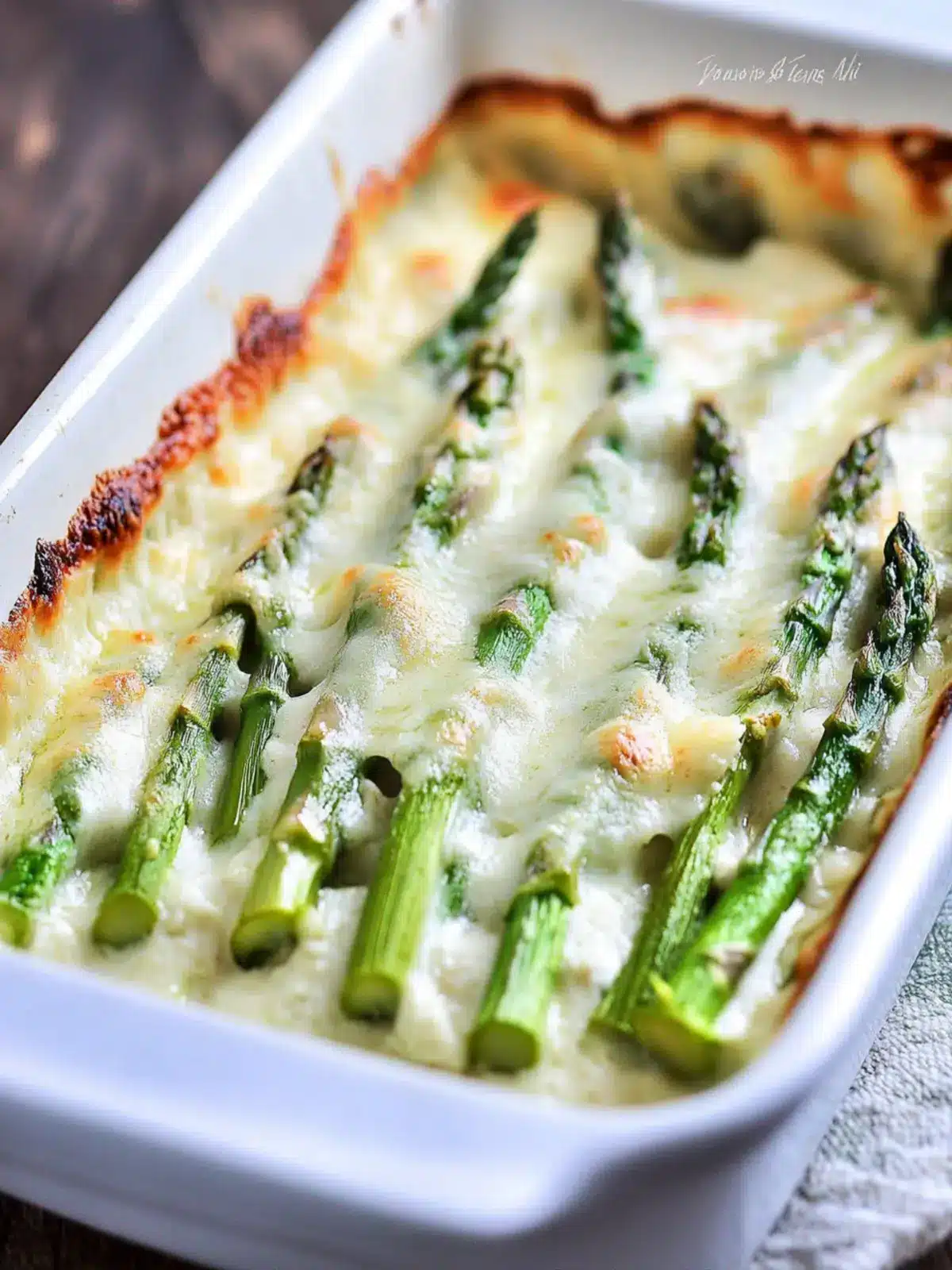 Irresistibly Creamy Italian Asparagus Bake You ll Love 2 Creamy Italian Asparagus