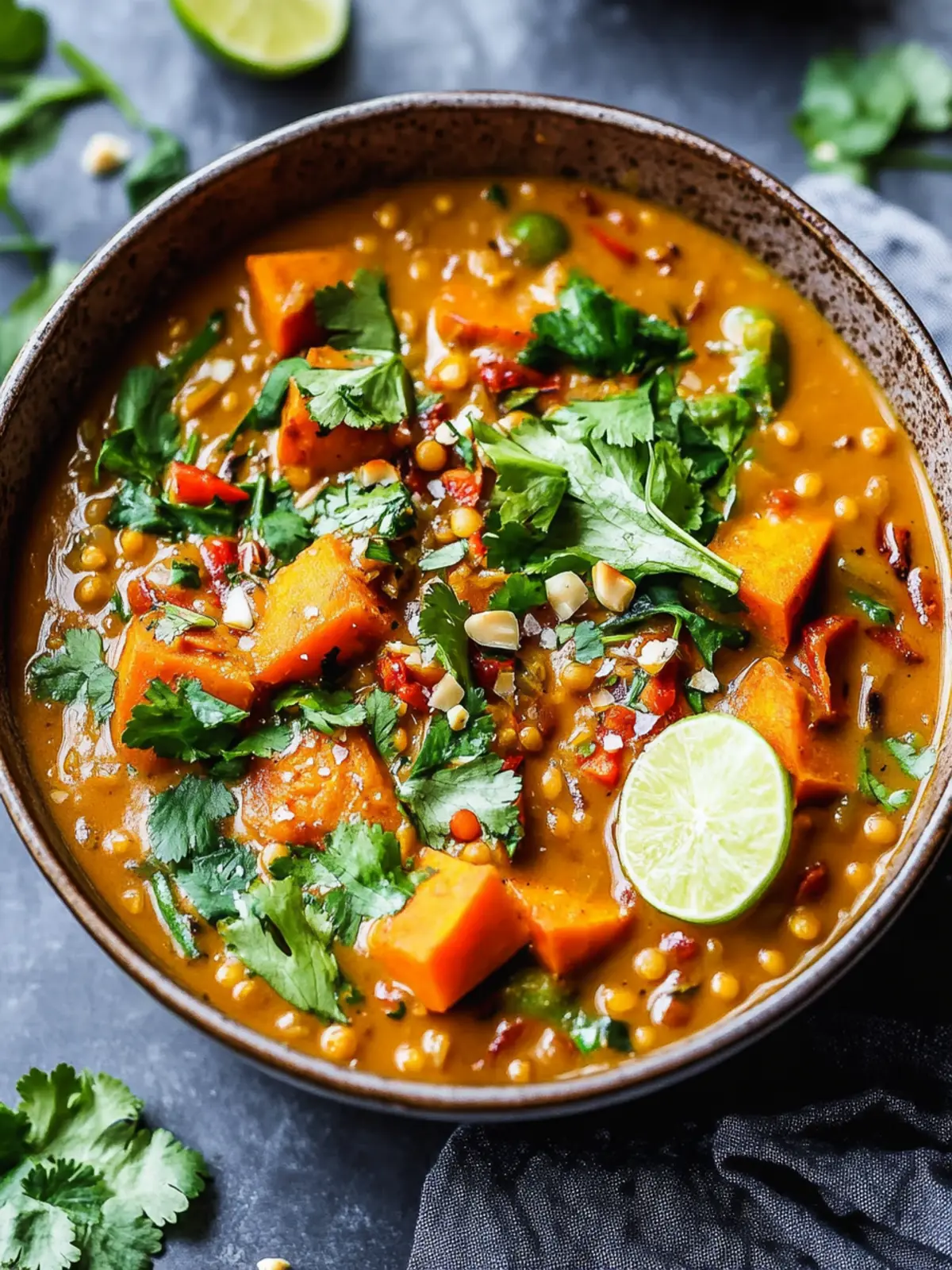Massaman Inspired Sweet Potato & Lentil Curry Bliss 4 Massaman Inspired Sweet Potato & Lentil Curry