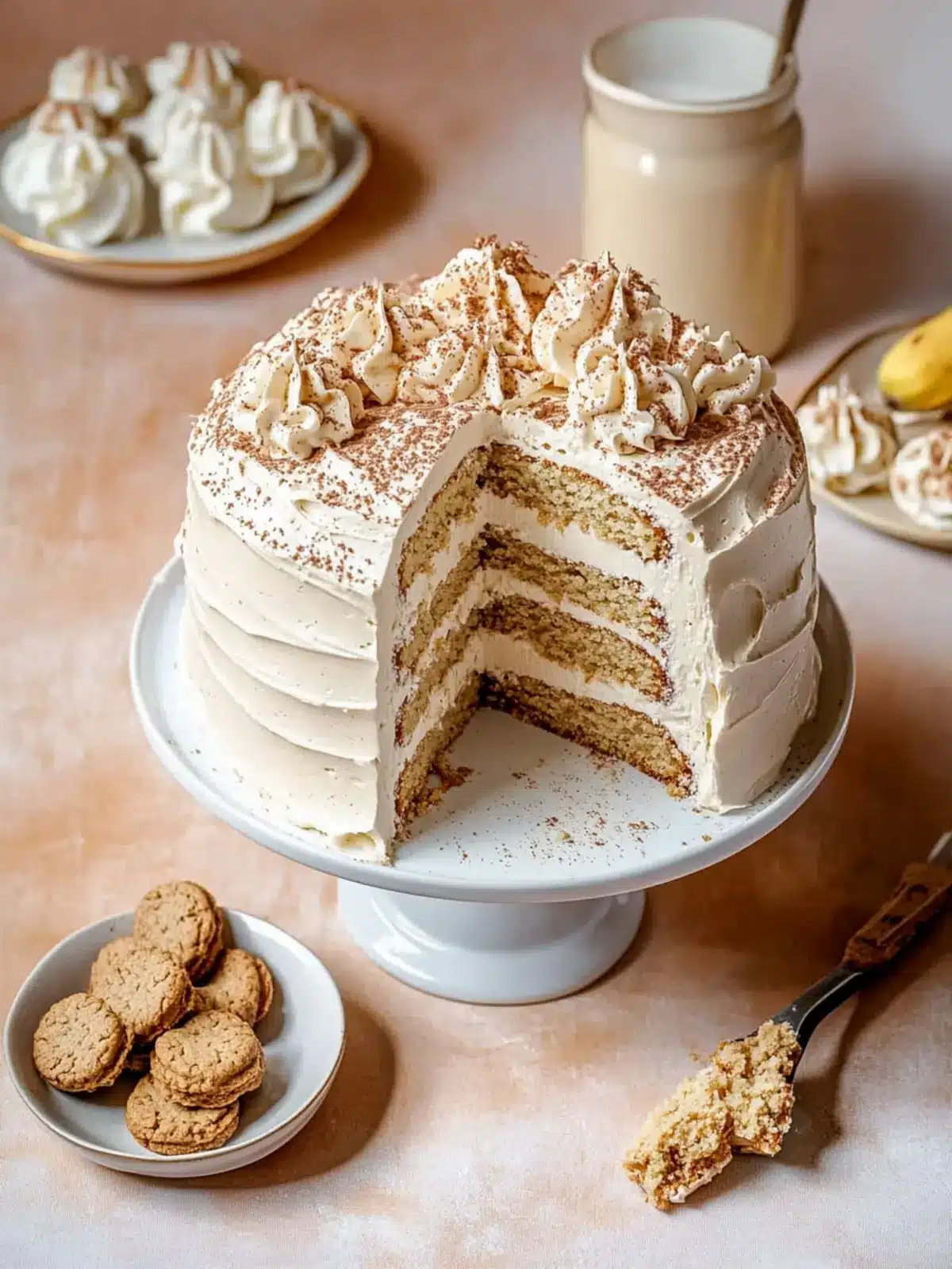 Delicious Banana Cookie Butter Cake That You'll Love to Bake 4 Banana Cookie Butter Cake