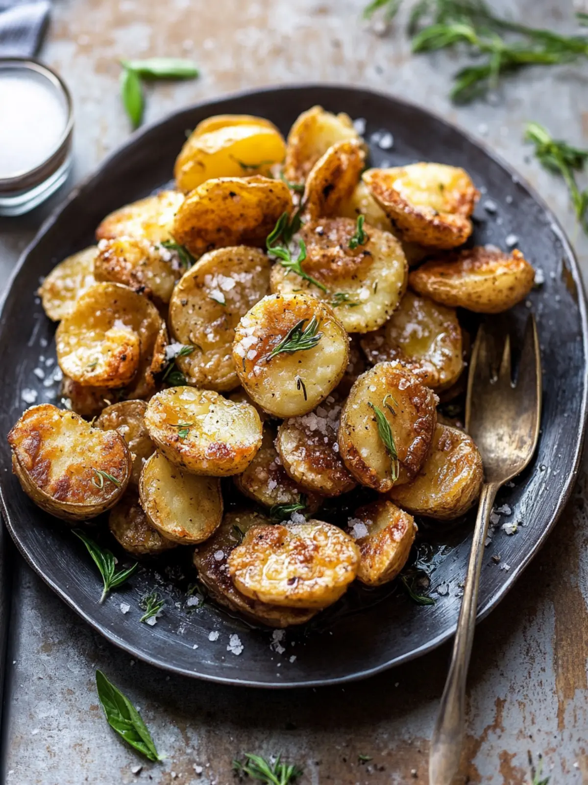 Crispy Salt and Vinegar Smashed Potatoes You ll Crave Daily 2 Crispy Salt and Vinegar Smashed Potatoes