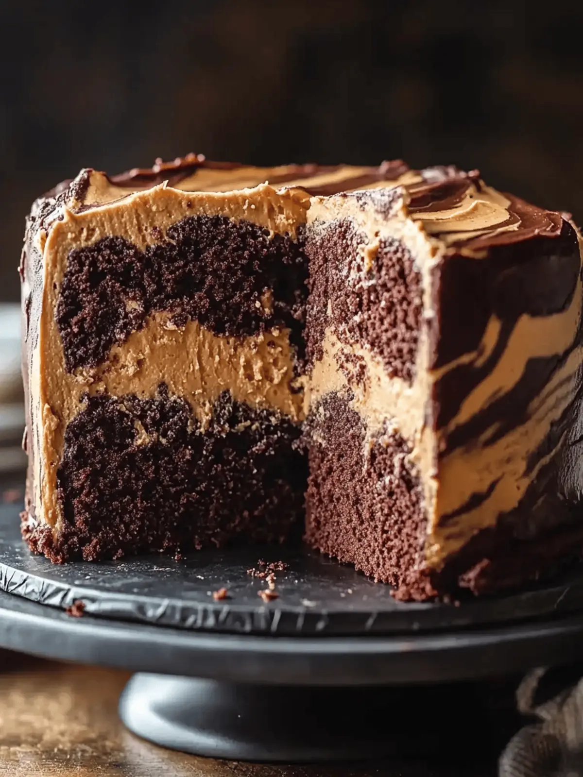 Irresistible Peanut Butter Swirl Chocolate Cake Delight 2 Peanut Butter Swirl Chocolate Cake