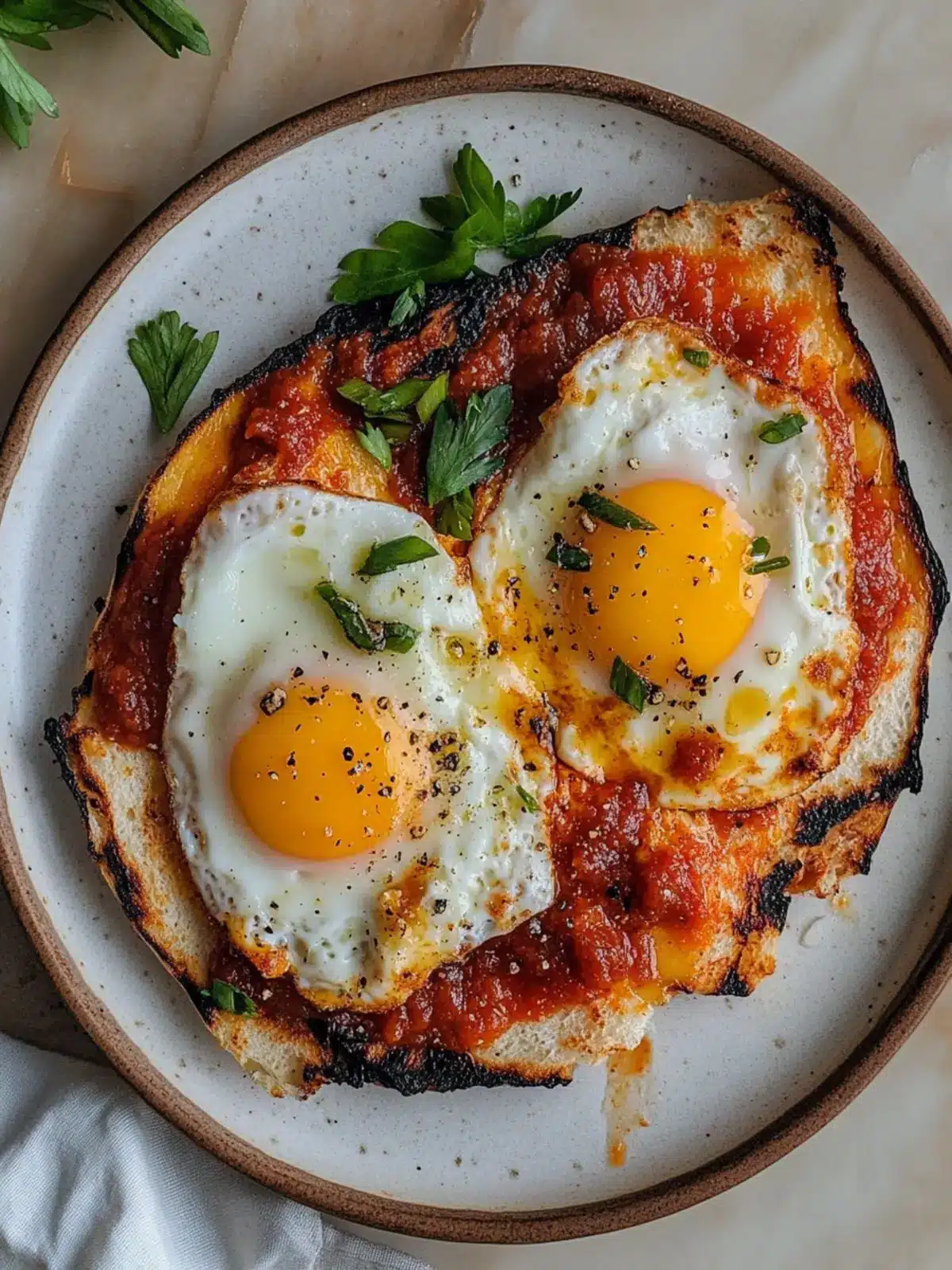 Nduja & Honey Fried Eggs: A Bold Breakfast Delight 3 Nduja & Honey Fried Eggs