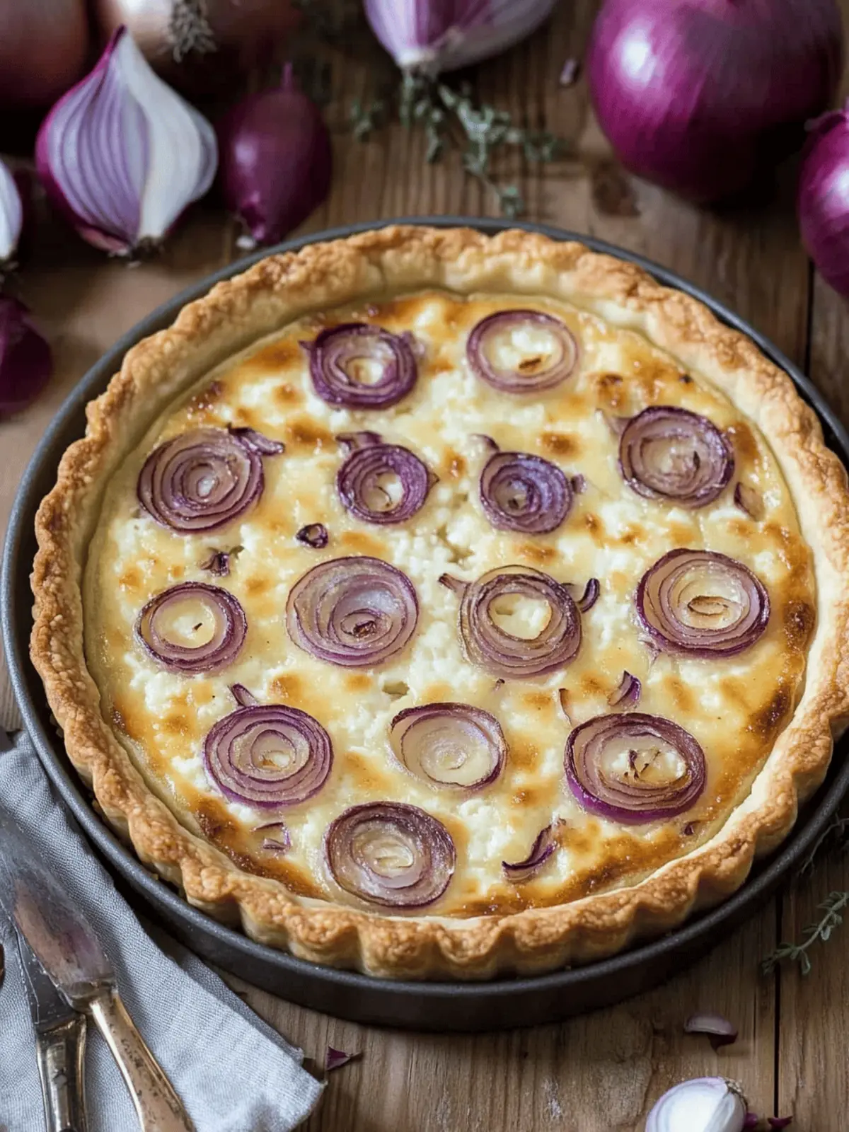 Mouthwatering Onion Cottage Cheese Tart That's Vegan Delight 2 Onion Cottage Cheese Tart (Vegan)