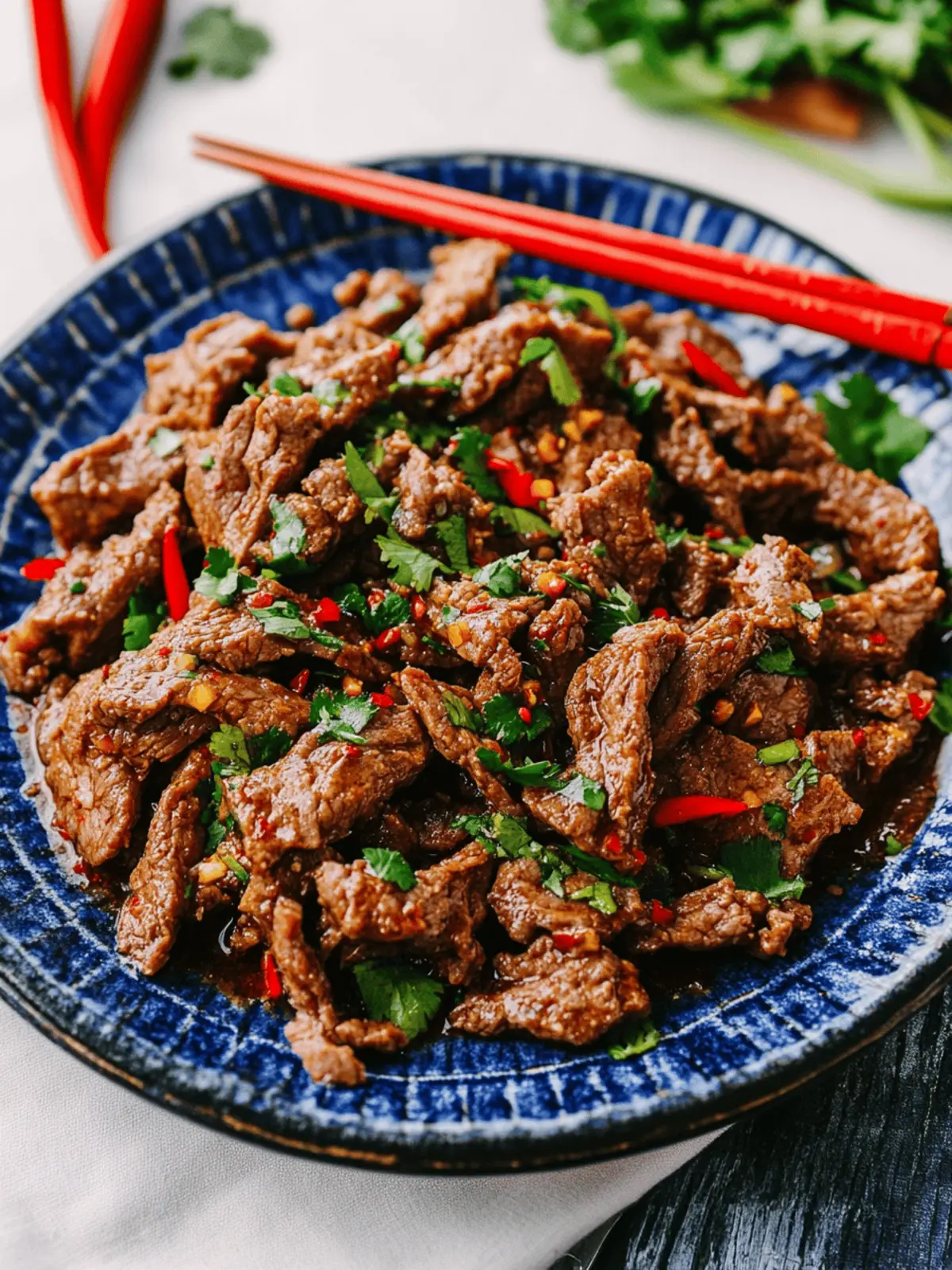 Zesty Chinese-Style Spicy Beef Salad for Flavor Lovers 2 Chinese-style Spicy Beef Salad