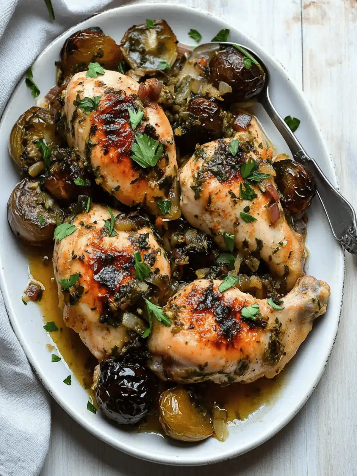 Savory Chicken Marbella: A Mediterranean Family Favorite 4 Chicken Marbella
