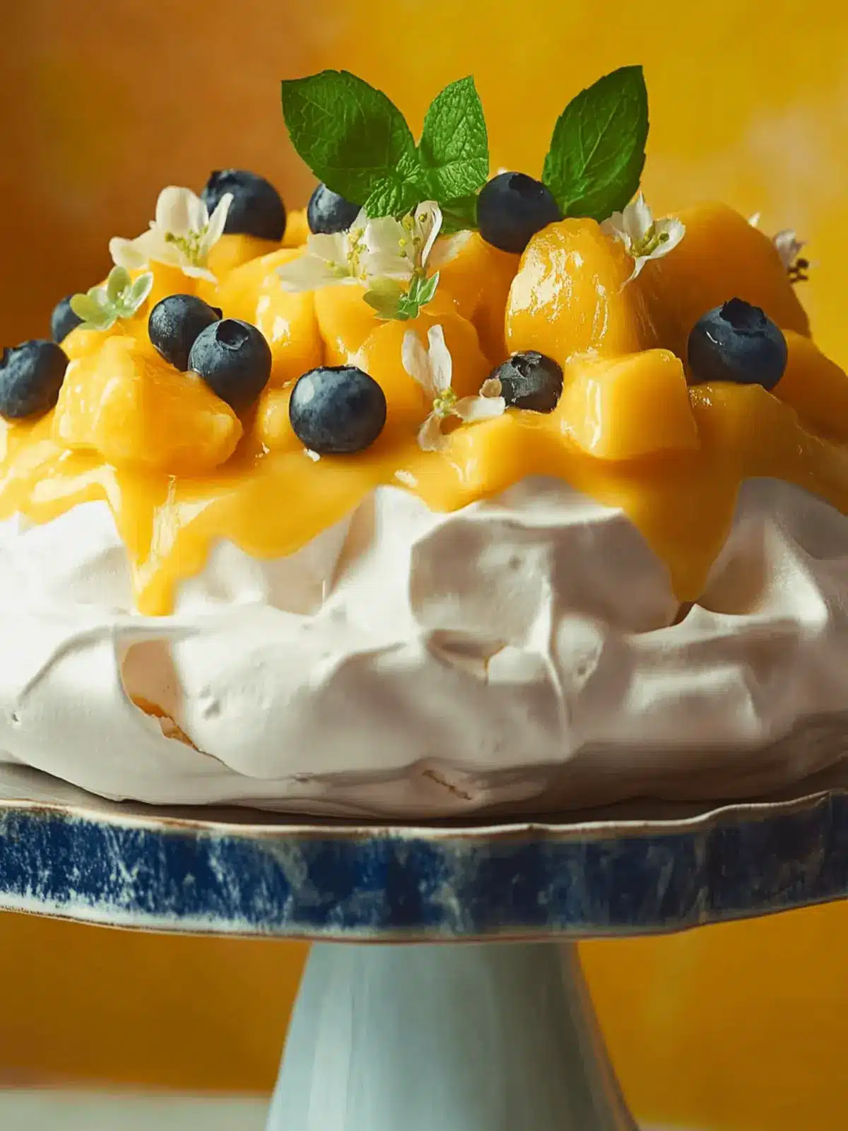 Mango Sticky Rice Pavlova: A Tropical Twist on Classic Bliss 3 Mango Sticky Rice Pavlova