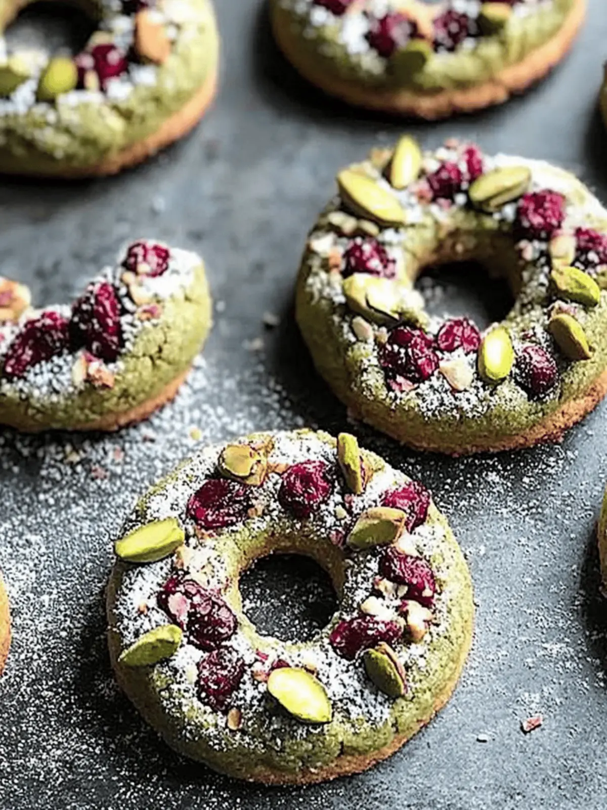 Irresistible Pistachio Cranberry Wreath Cookies for the Holidays 4 Pistachio Cranberry Wreath Cookies