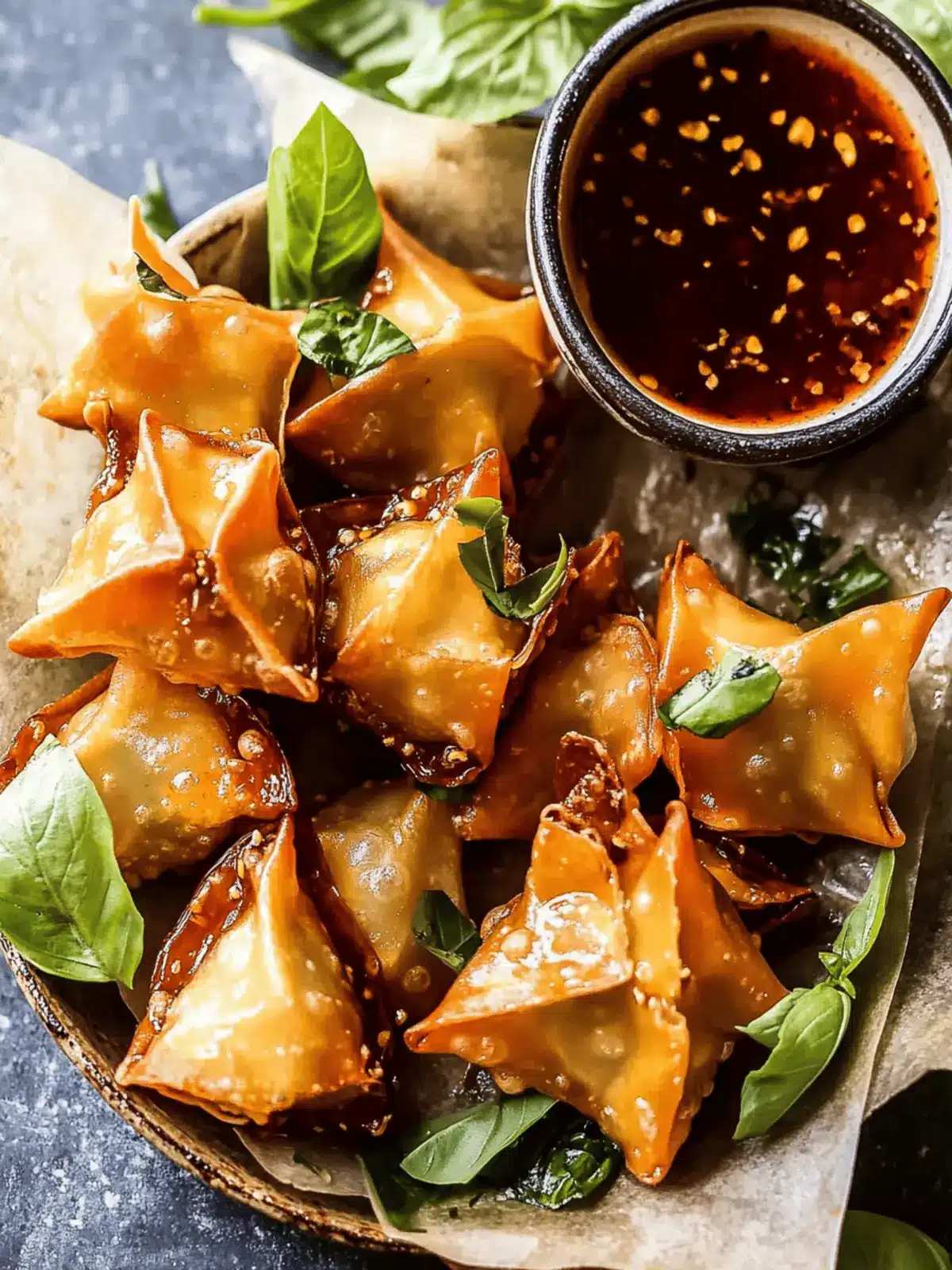 Crispy Cheese Rangoons with Sweet Ginger Chili Sauce Delight 5 Crispy Cheese Rangoons with Sweet Ginger Chili Sauce Delight