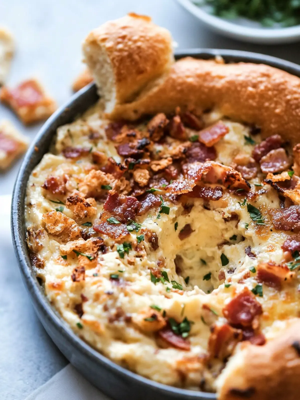 Creamy Cheese and Bacon Dip That Everyone Will Love 2 Cheese and Bacon Dip