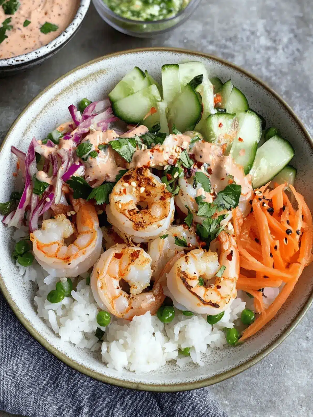 Delicious Shrimp Rice Bowls with Spicy Mayo for Busy Nights 4 Shrimp Rice Bowls with Spicy Mayo
