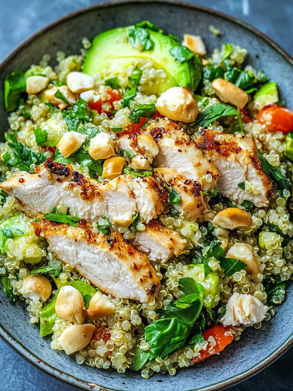 Savory Crunchy Quinoa & Chicken Salad for Perfect Weeknight Dinners 2 Crunchy Quinoa & Chicken Salad