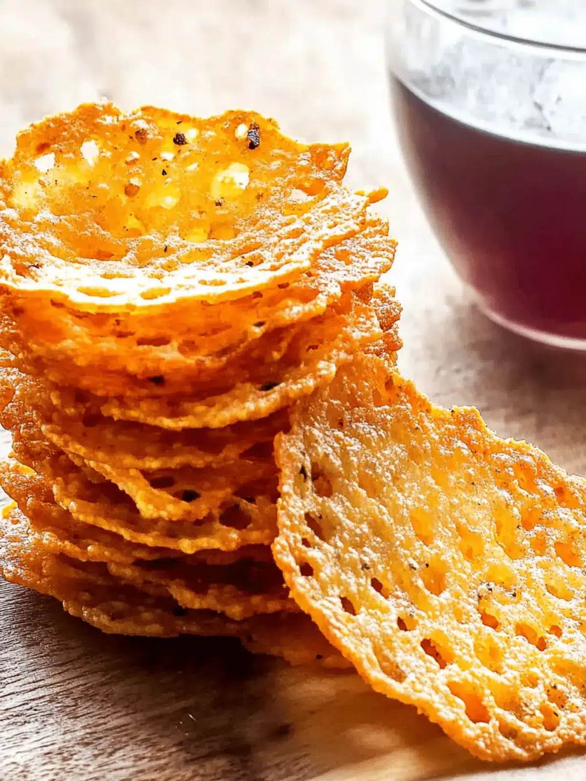 Crispy Golden Cheddar Cheese Crisps You Can t Resist 2 Golden Cheddar Cheese Crisps