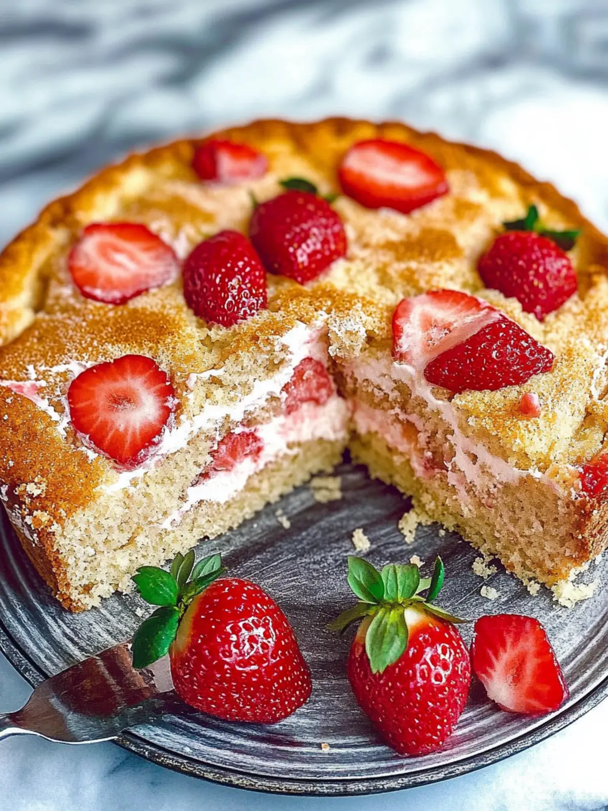Decadent French Strawberry Cake That'll Wow Your Guests 3 French Strawberry Cake