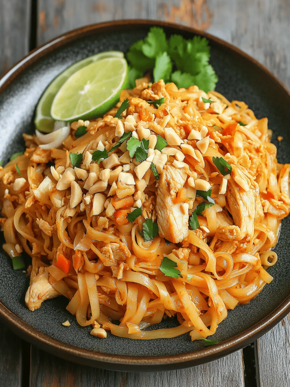 Quick and Easy Chicken Pad Thai for Flavorful Nights 4 Chicken Pad Thai