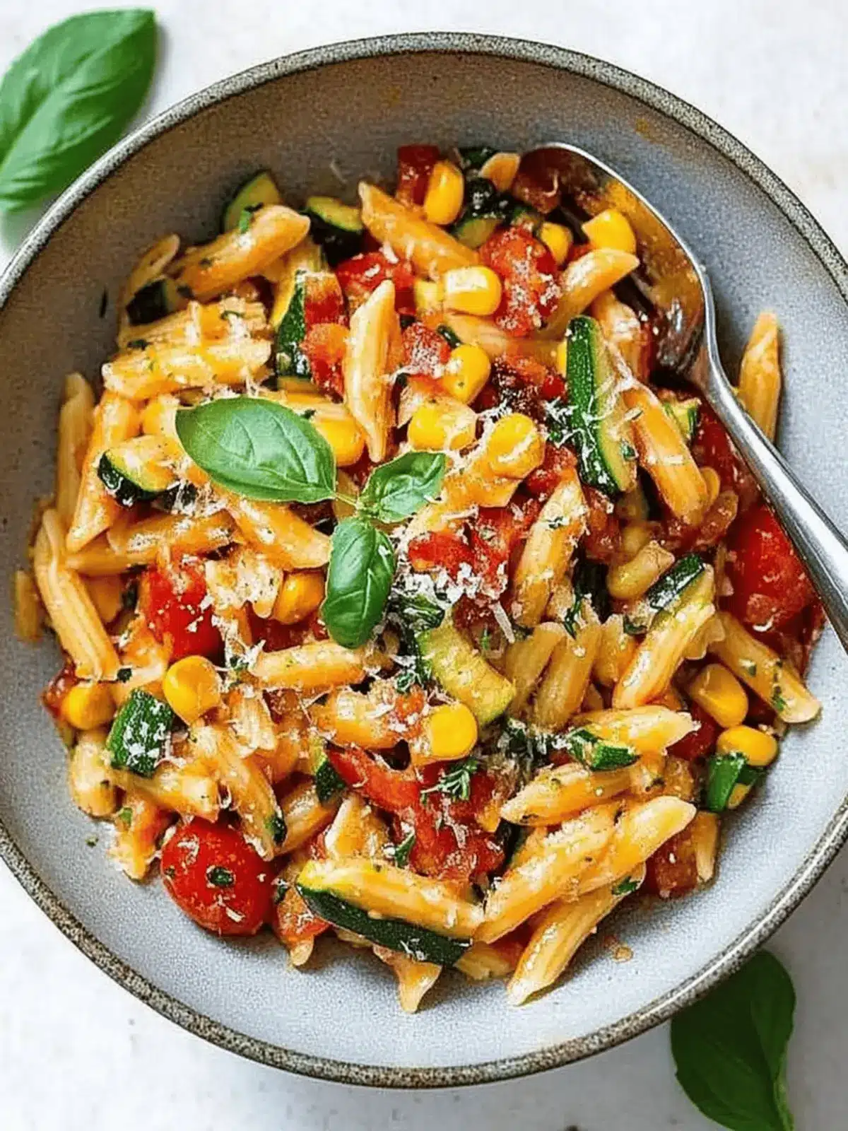 Summer Cavatelli with Corn, Tomatoes and Zucchini Delight 2 Summer Cavatelli with Corn, Tomatoes and Zucchini Delight