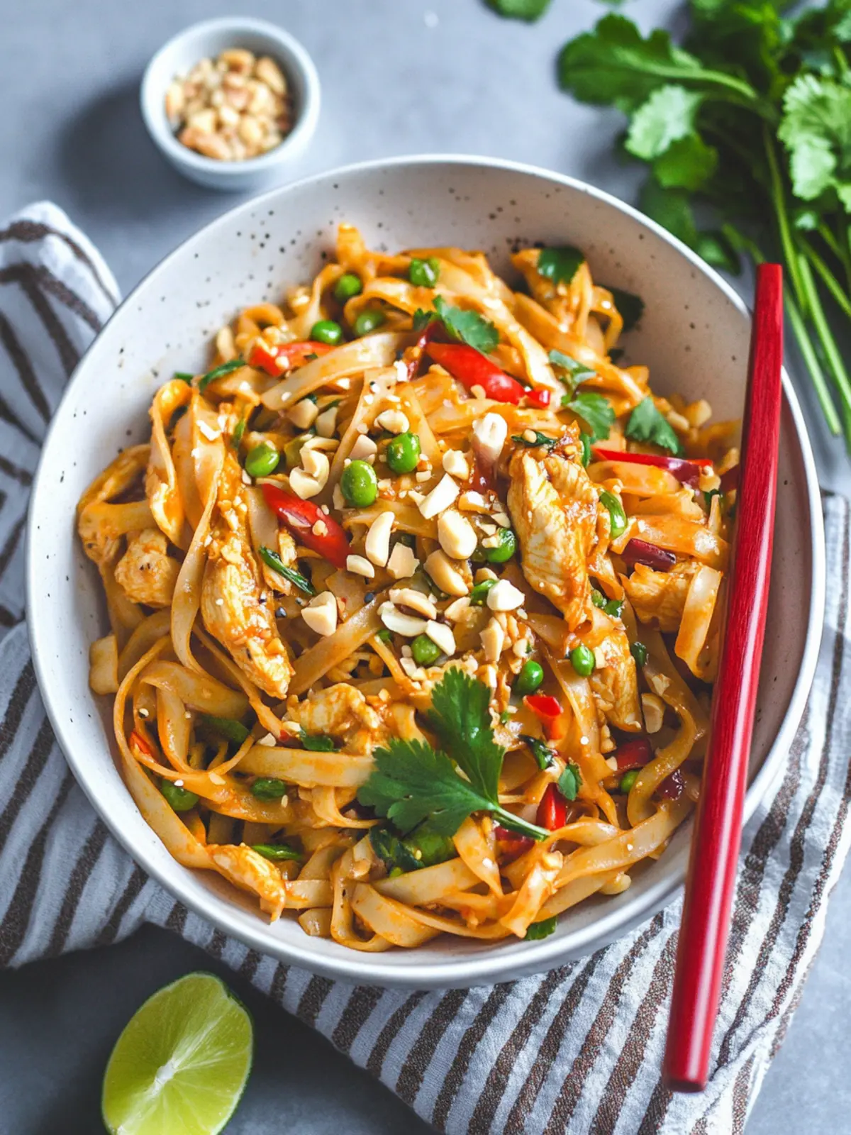 Easy Spicy Chicken Pad Thai That's Better Than Takeout 2 Easy Spicy Chicken Pad Thai