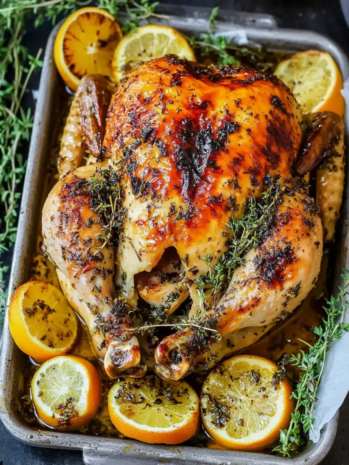 Crispy Citrus Garlic Herb Butter Roasted Chicken Delight 2 Citrus Garlic Herb Butter Roasted Chicken