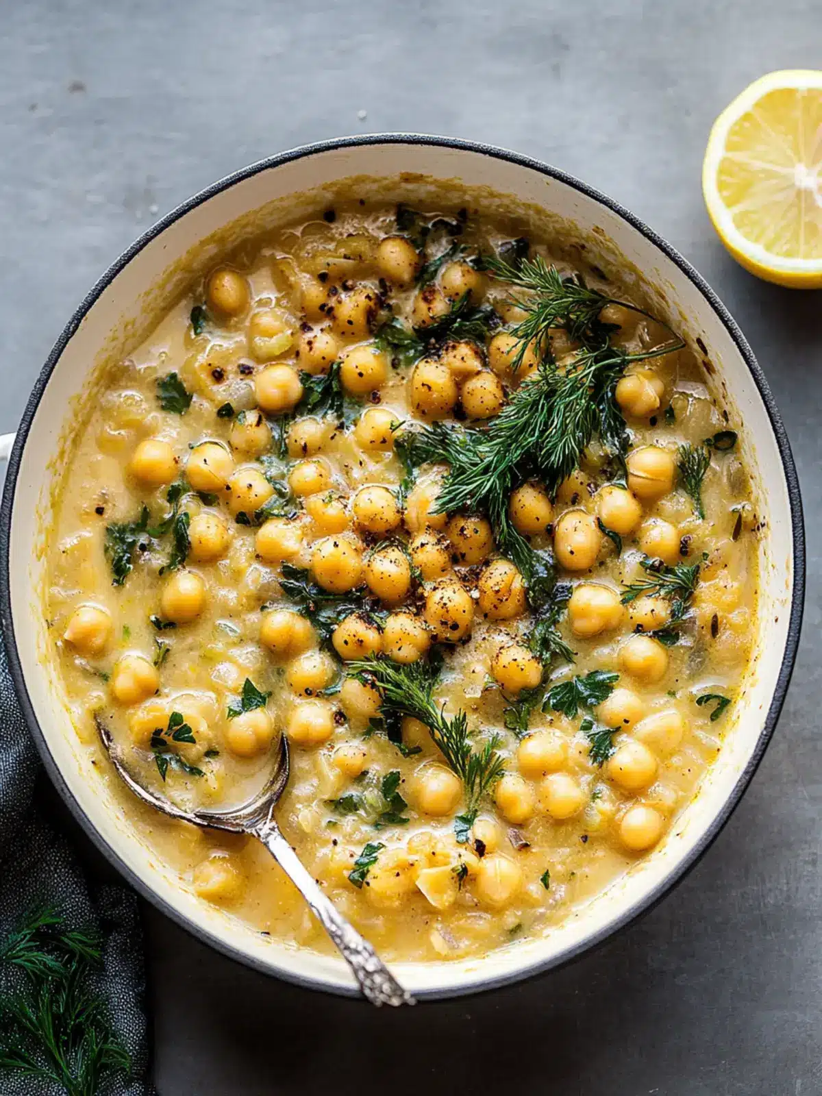 Lemon Chickpea Stew: Comforting Plant-Powered Delight 4 Lemon Chickpea Stew