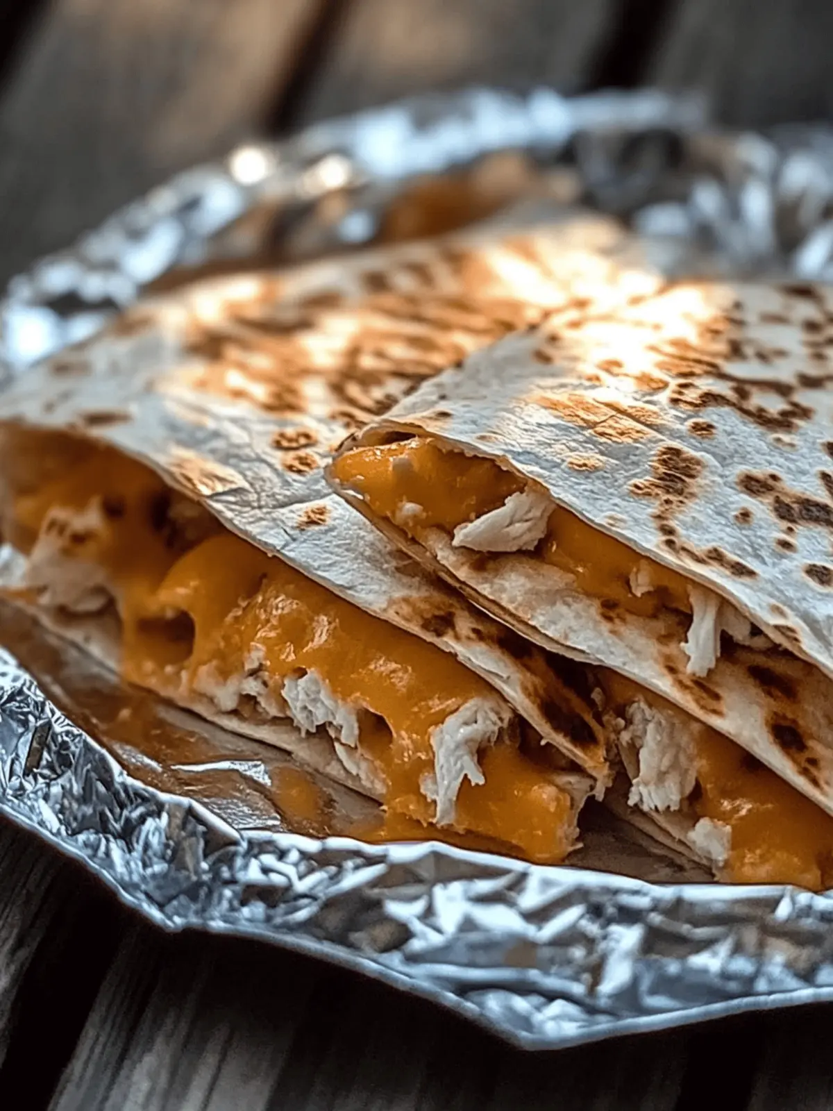 Crispy Foil Packet Quesadillas for Effortless Grilling Fun 3 Crispy Foil Packet Quesadillas