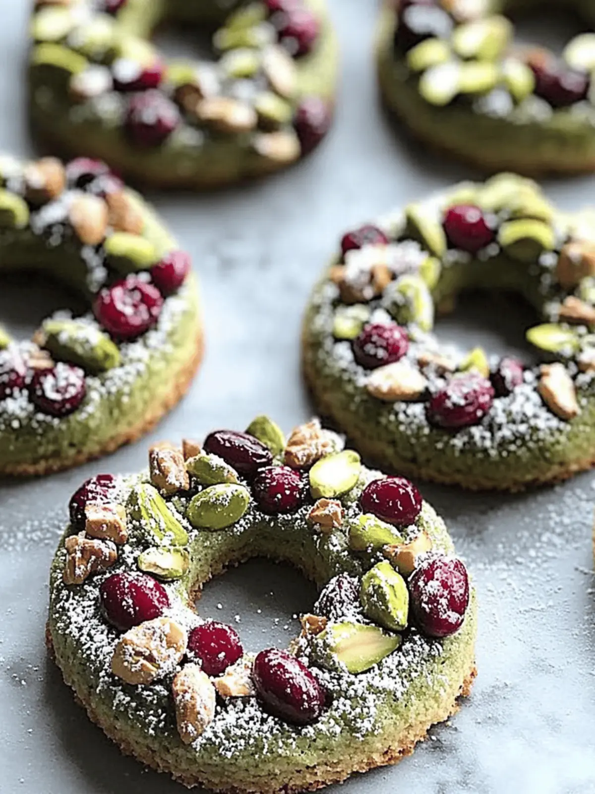 Irresistible Pistachio Cranberry Wreath Cookies for the Holidays 3 Pistachio Cranberry Wreath Cookies