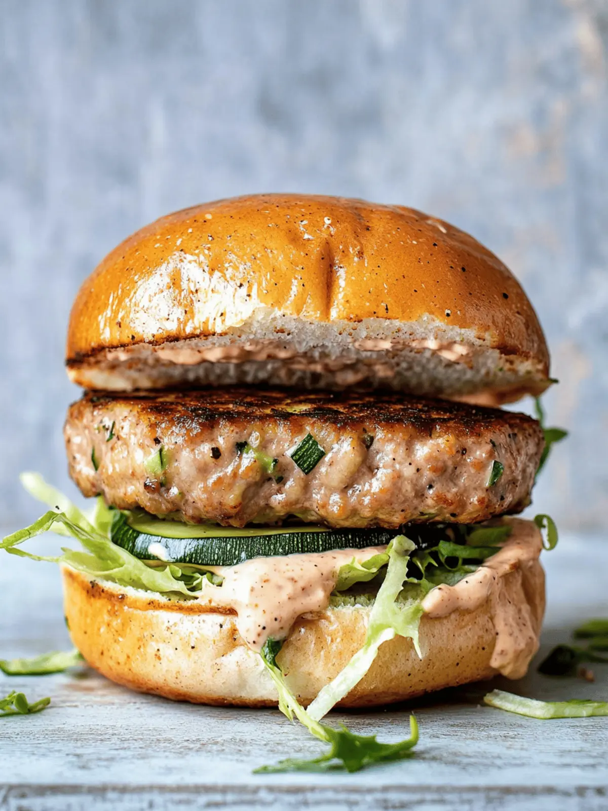 Savory Turkey Zucchini Burgers for a Guilt-Free Feast 3 Turkey Zucchini Burgers