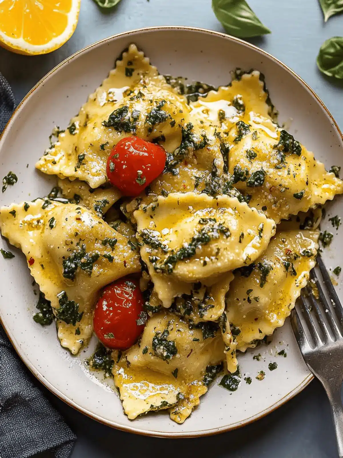 Creamy Tuscan Ravioli: Quick One-Pot Delight in 30 Minutes 4 Creamy Tuscan Ravioli