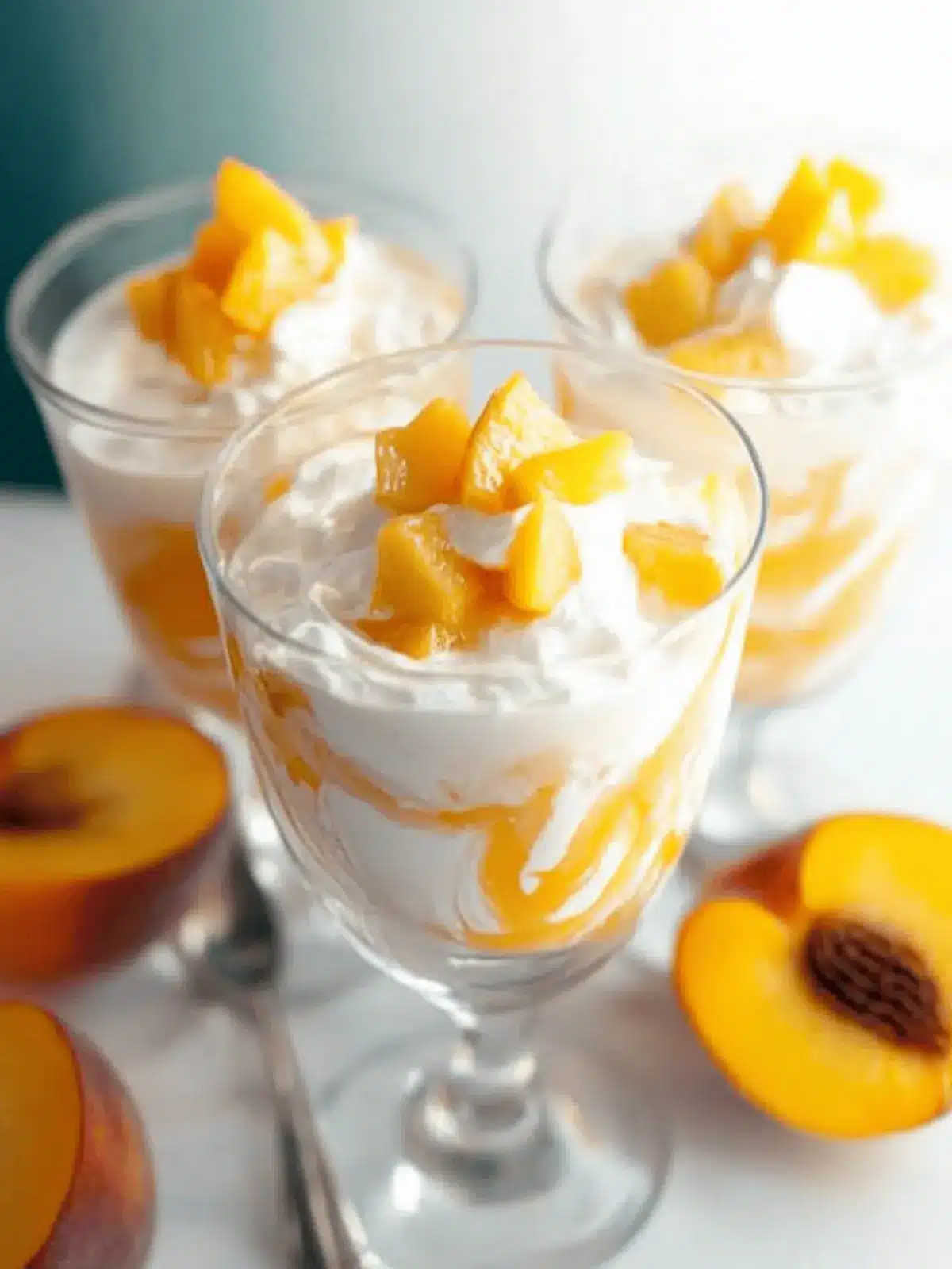 Luscious Peaches and Cream: Your Ultimate No-Bake Delight 4 Peaches and Cream