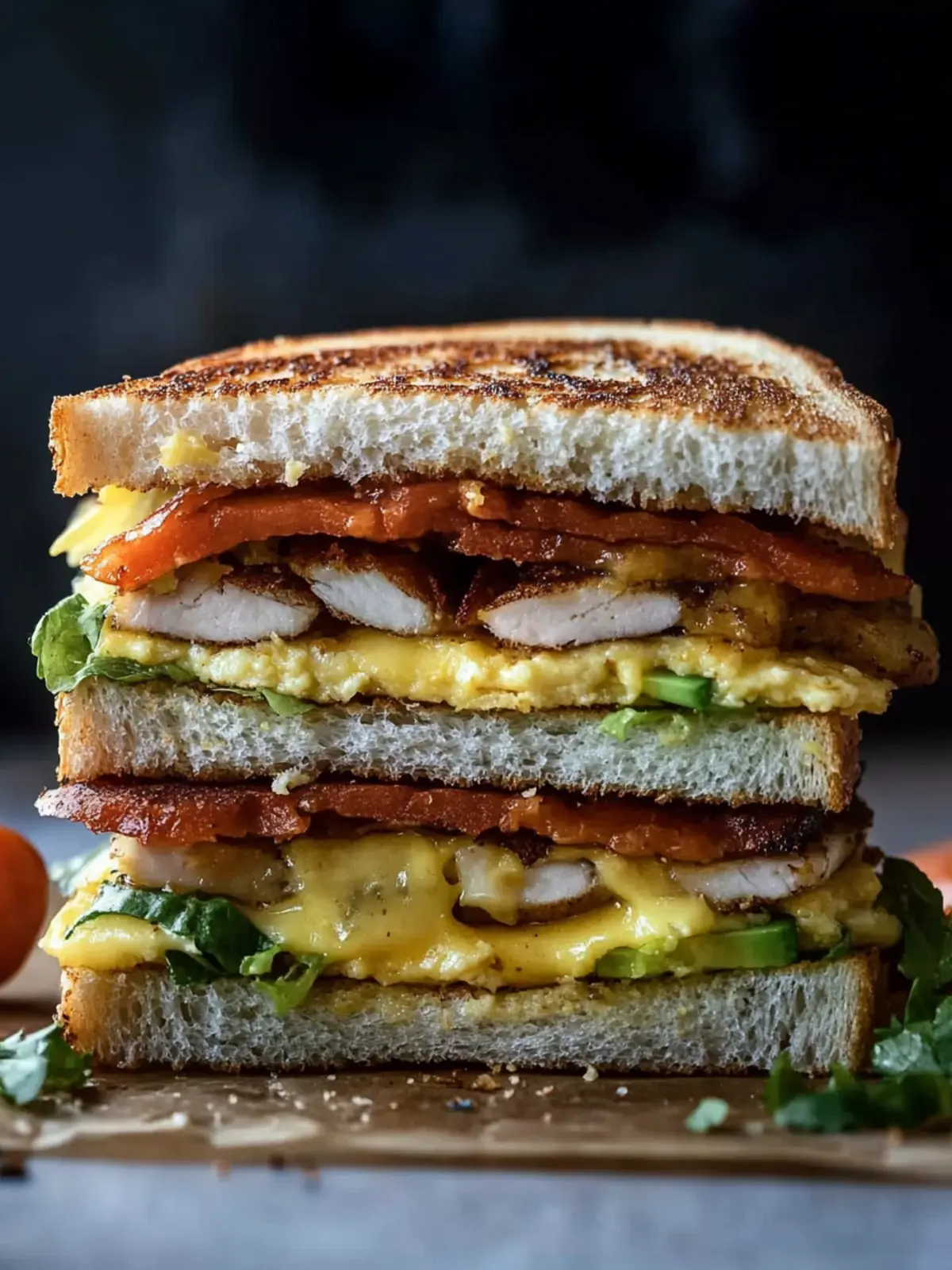 Heavenly Breakfast Club Sandwich: A Morning Game Changer 4 Breakfast Club Sandwich