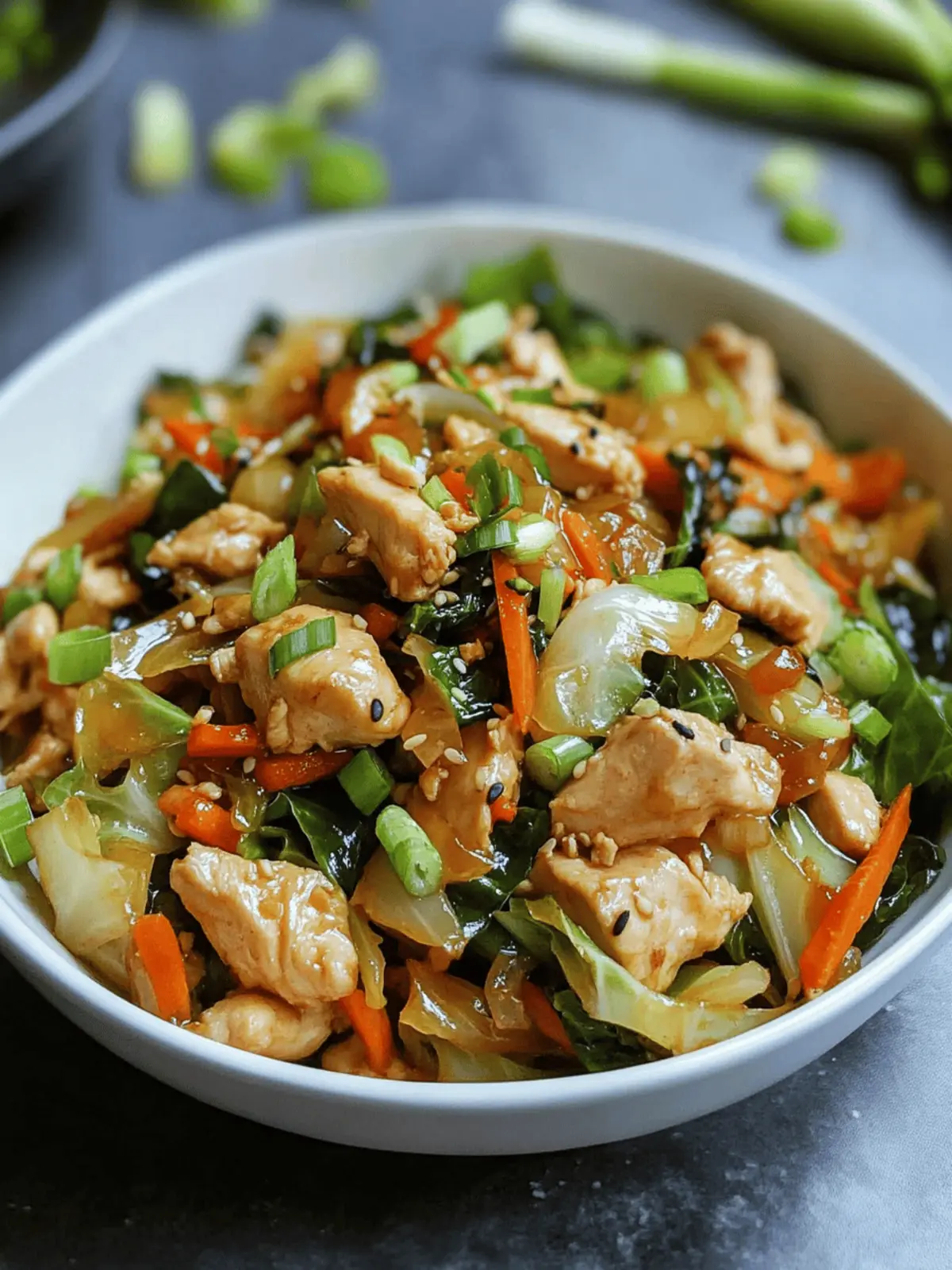 Quick Chicken Cabbage Stir-Fry: Low-Carb Flavor in a Flash 2 Chicken Cabbage Stir-Fry