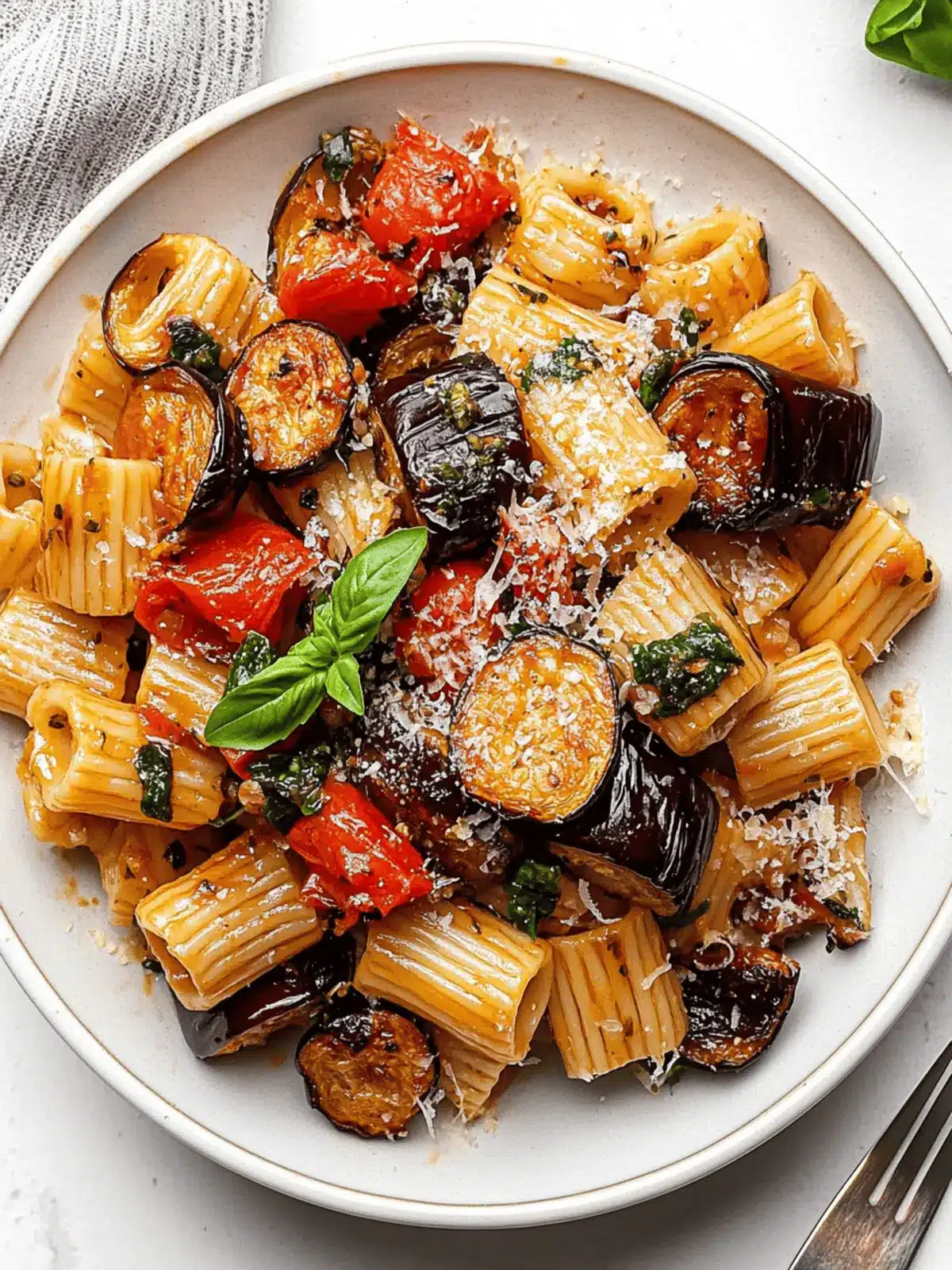 Delicious Roasted Eggplant Pasta for a Summer Feast 2 Roasted Eggplant Pasta
