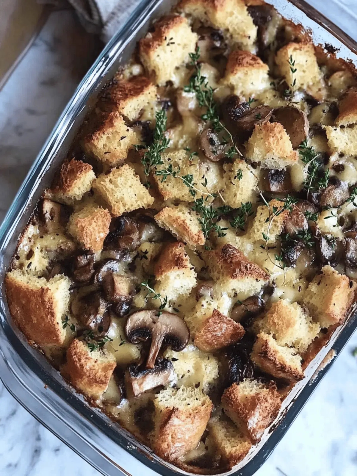 Mushroom and Gruyere Bread Pudding for Cozy Nights In 3 Mushroom and Gruyere Bread Pudding for Cozy Nights In