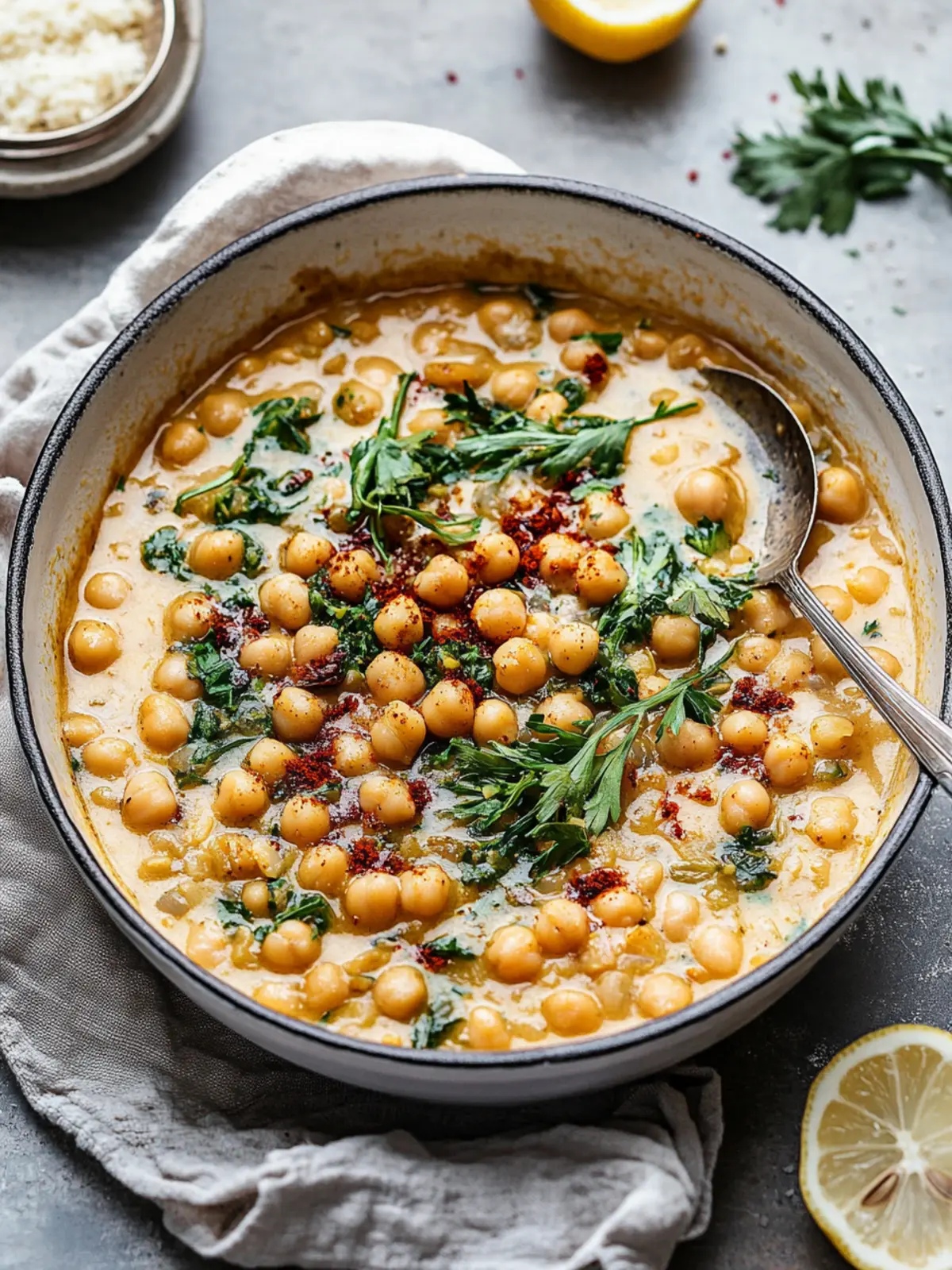 Lemon Chickpea Stew: Comforting Plant-Powered Delight 3 Lemon Chickpea Stew