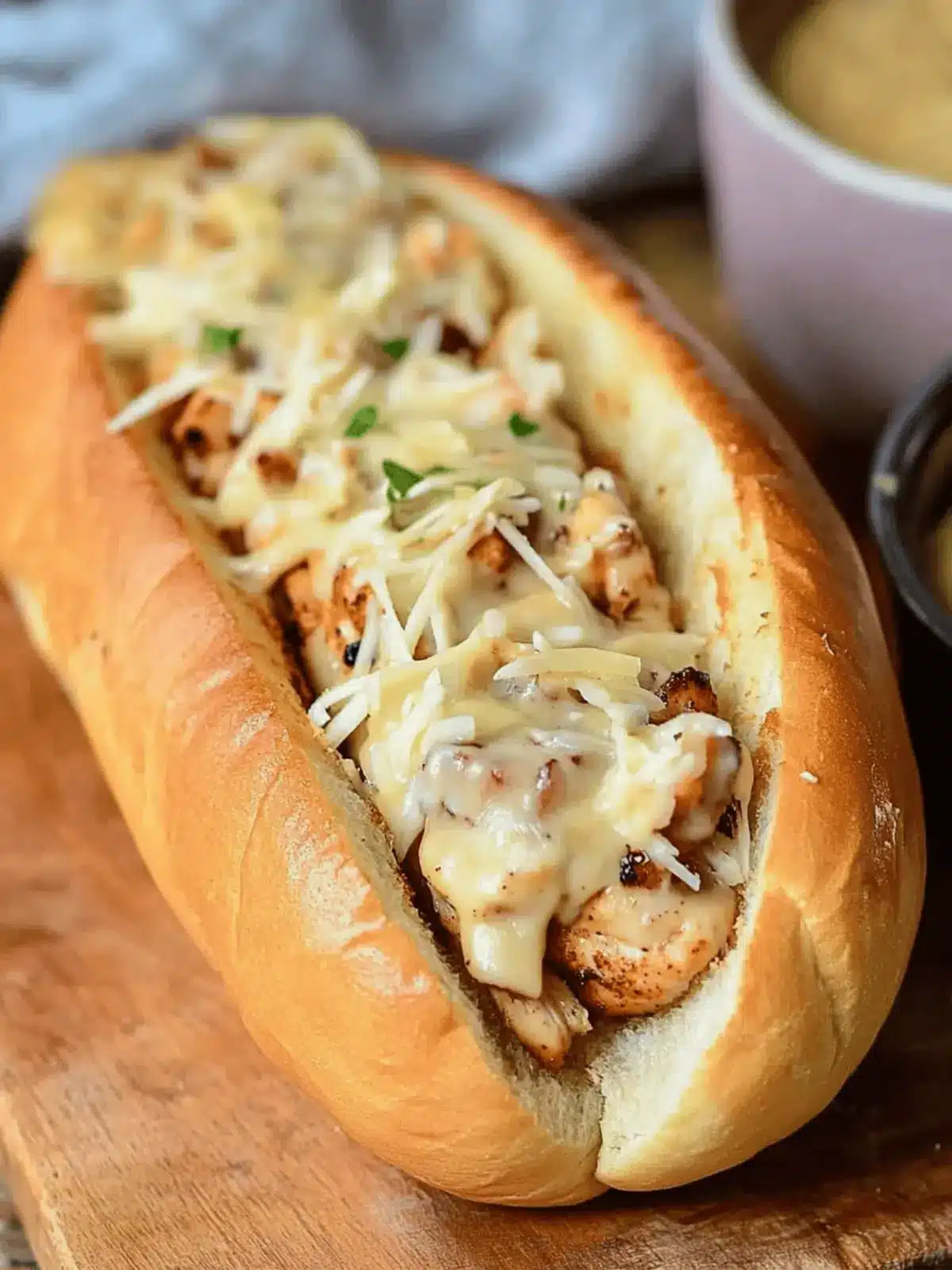 Delicious White BBQ Chicken Subs That Wow Every Bite! 4 White BBQ Chicken Subs