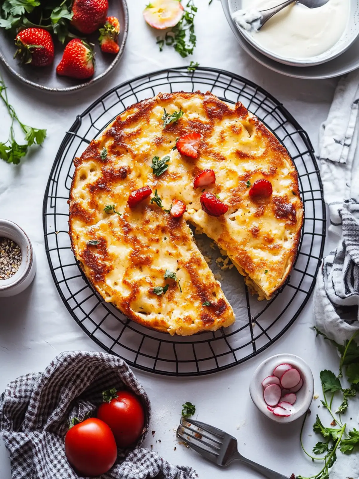 Savoury Baked French Toast with Bacon and Cheese Bliss 3 Savoury Baked French Toast