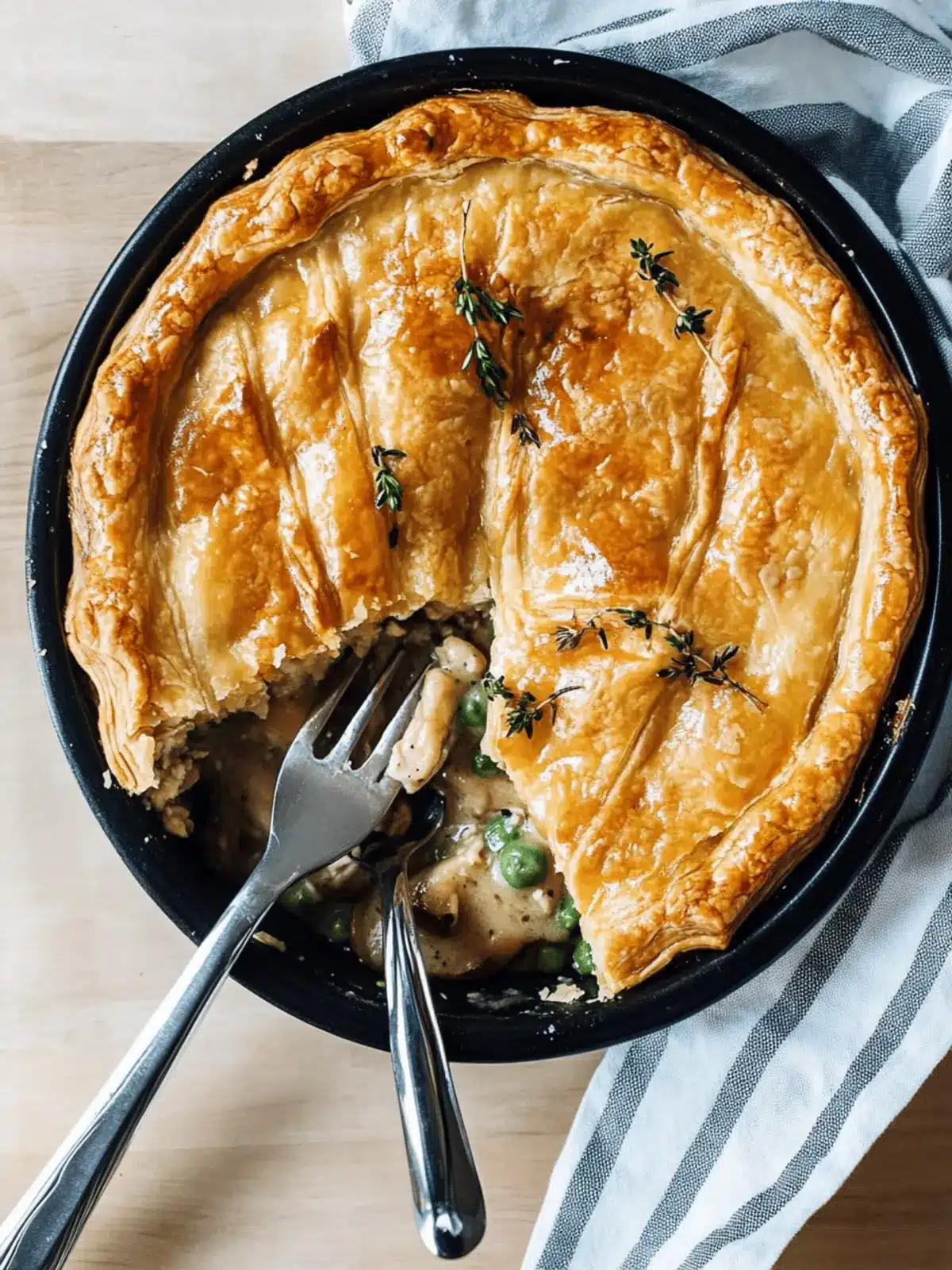 Savory Mushroom and Leek Chicken Pot Pie for Cozy Nights 4 Mushroom and Leek Chicken Pot Pie