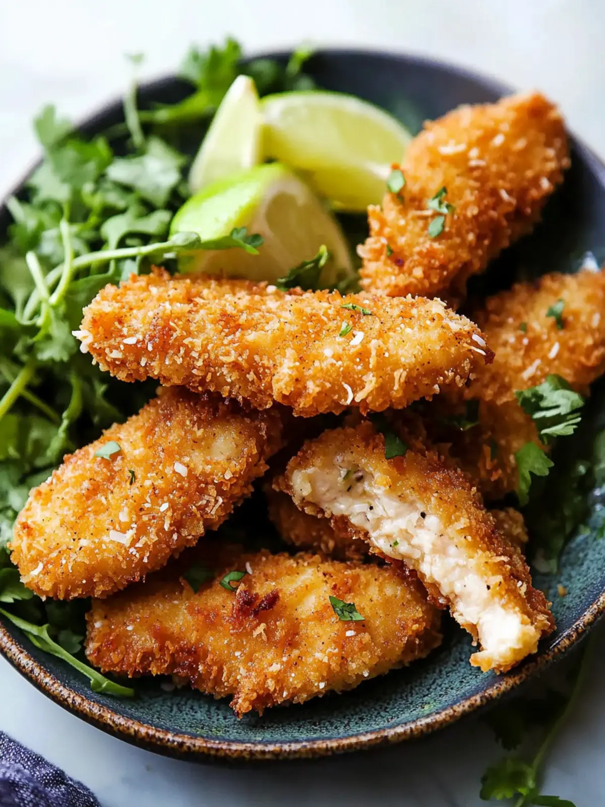Crispy Coconut Chicken Tenders You ll Crave Every Night 3 Crispy Coconut Chicken Tenders