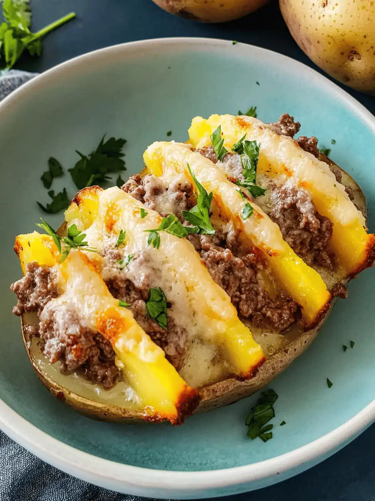 Mouthwatering Ground Beef Baked Potatoes for Cozy Nights 2 Ground Beef Baked Potatoes