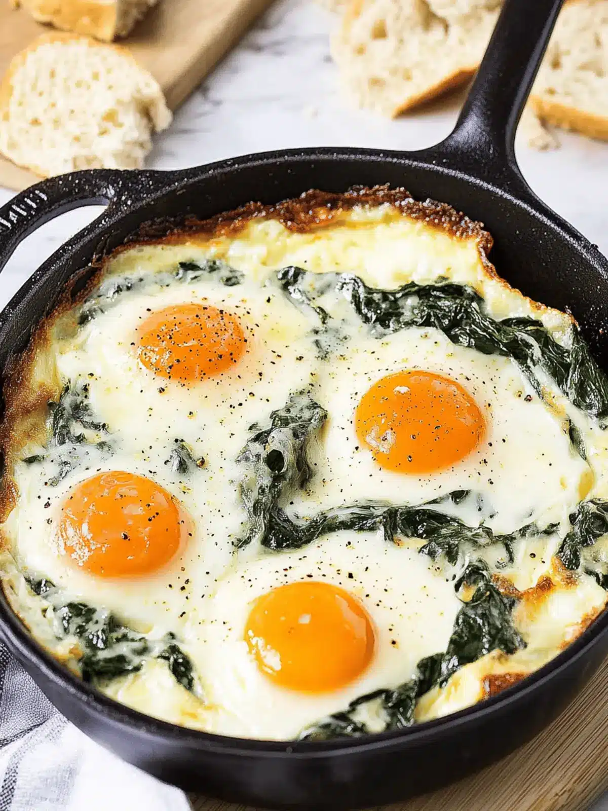 Baked Eggs Florentine: Your New Brunch Obsession Awaits 3 Baked Eggs Florentine