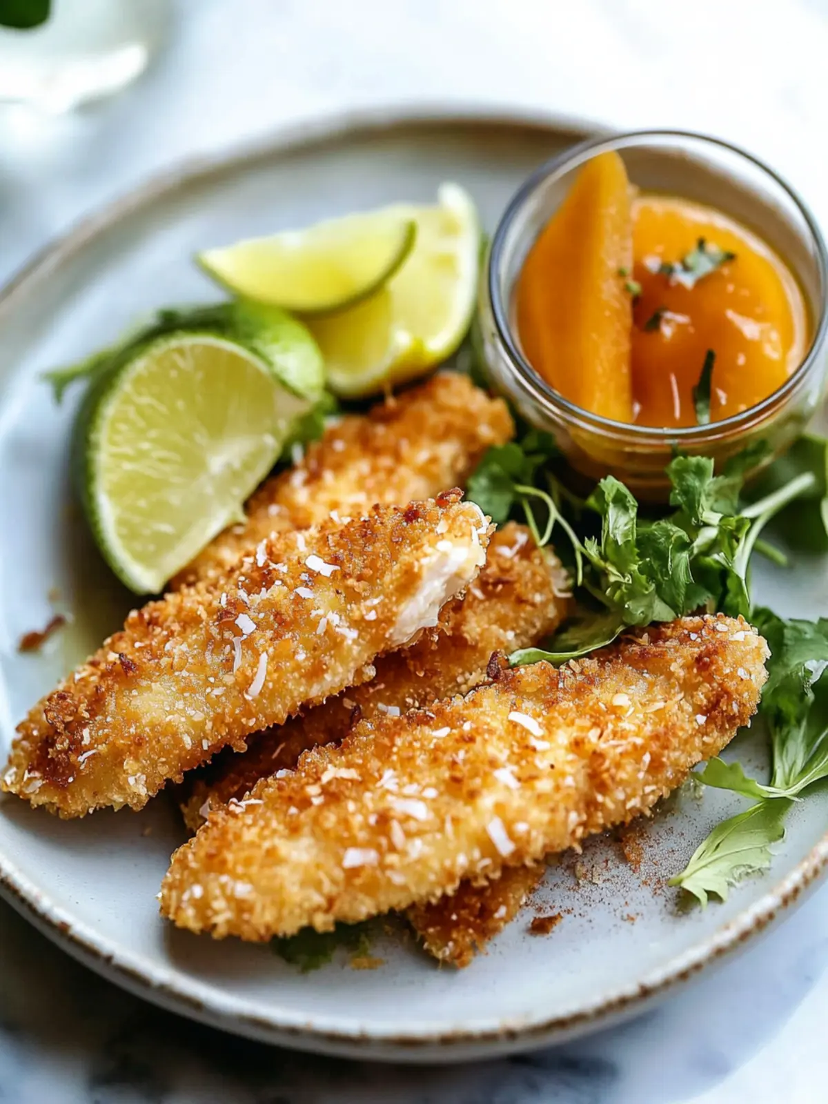 Crispy Coconut Chicken Tenders You ll Crave Every Night 4 Crispy Coconut Chicken Tenders